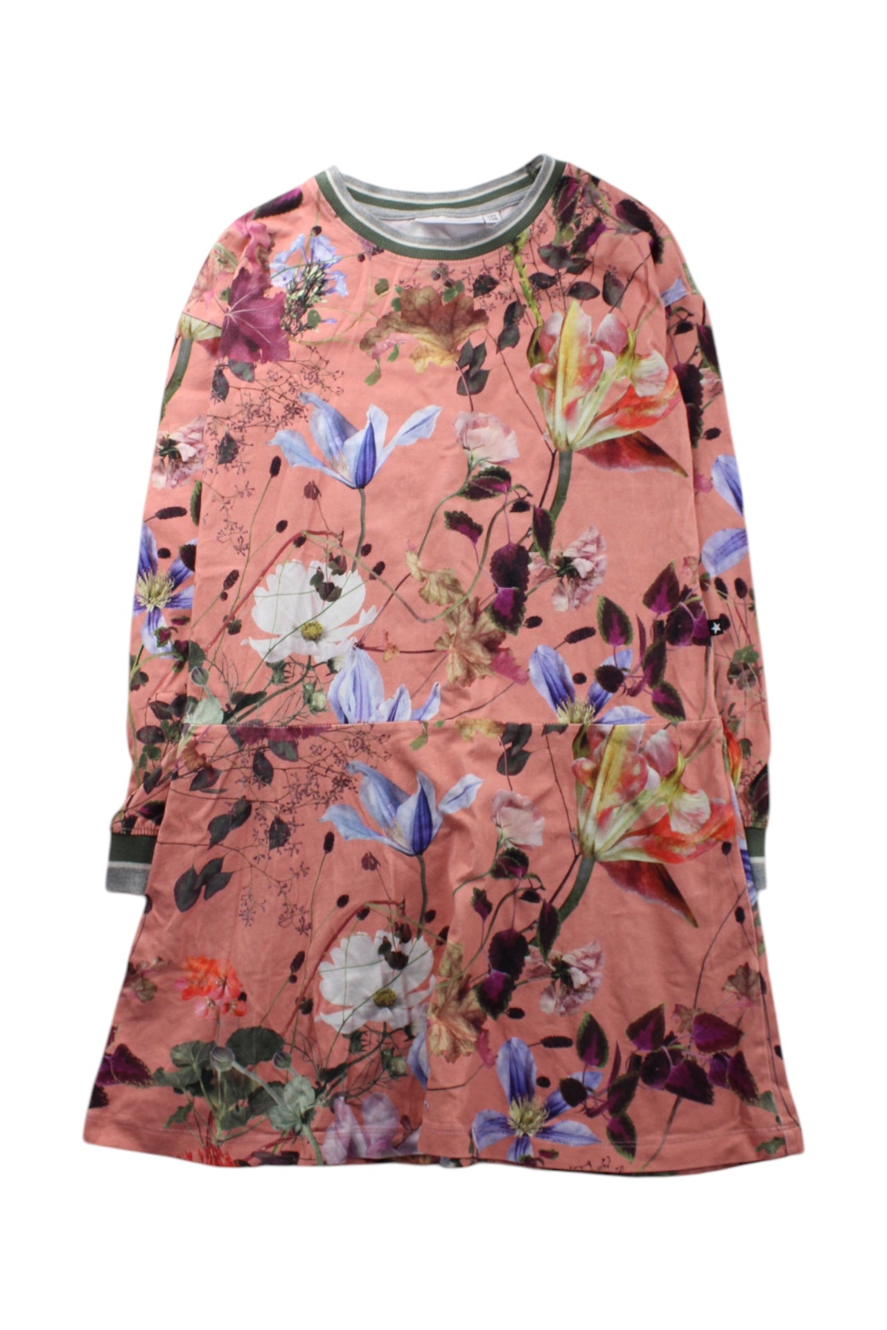 Molo Floral Long Sleeve Dress 7-8Y、mySite、g9winljtr