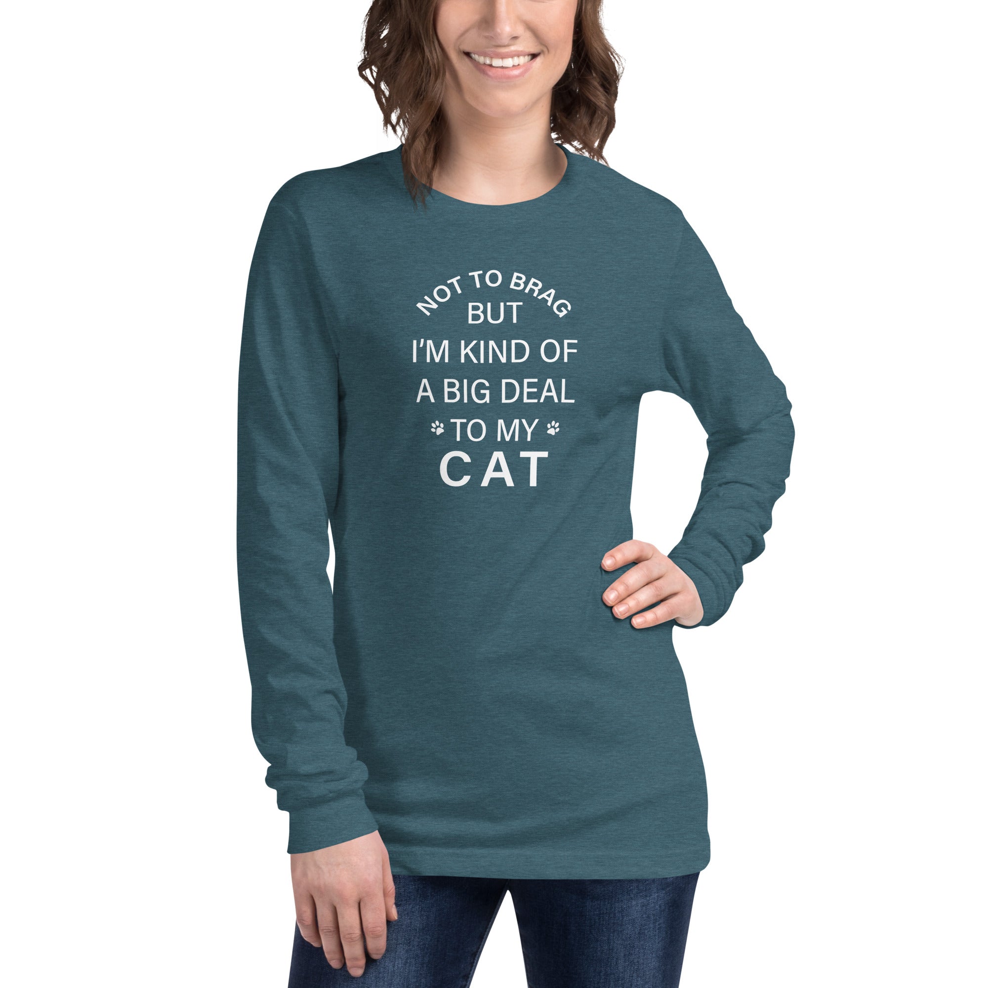 Not To Brag Cat Long Sleeve Tee、mySite、camillekostekn