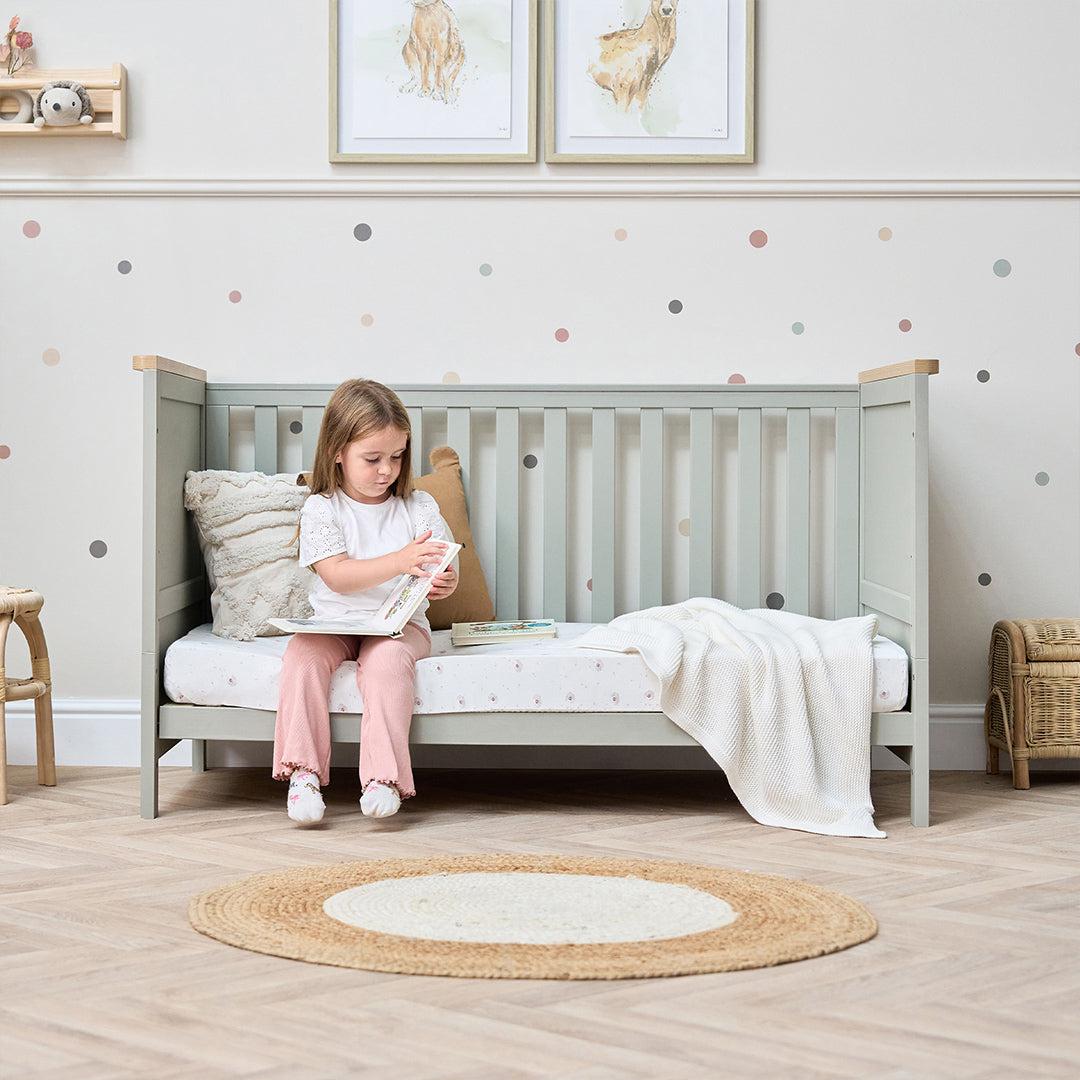 Tutti Bambini Misha Cot Bed - Sage / Golden Oak、mySite、merchandisen