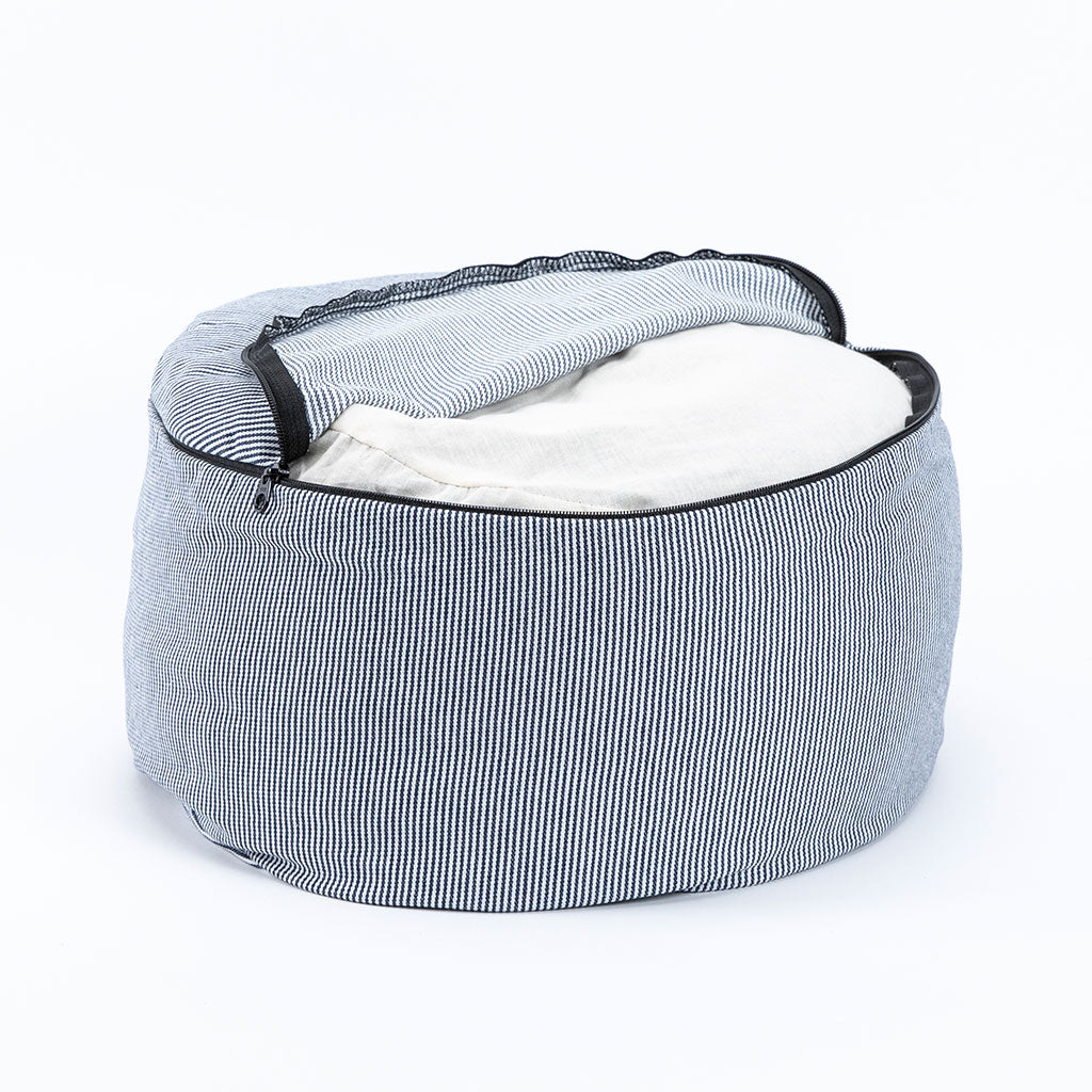 Denim Buckwheat Hull Zafu - COVER ONLY、mySite、topwebapps