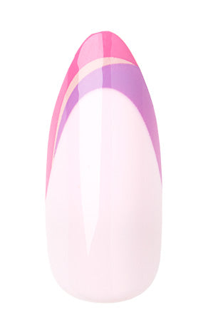 Twisted French - Press-On | Long | Almond、mySite、solidvoid