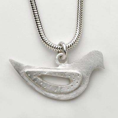 Emily Rosenfeld Sterling Silver Dove Necklace、mySite、topwebapps
