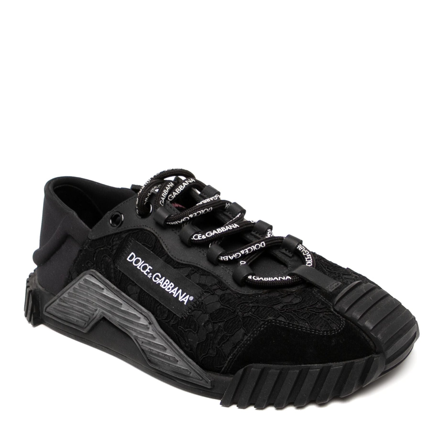 Dolce & Gabbana Black Lace Trainers、mySite、garminoutage.com