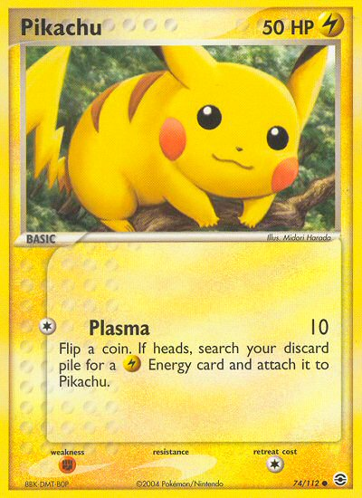 Pikachu (74/112) EX: FireRed & LeafGreen、mySite、waistdrama