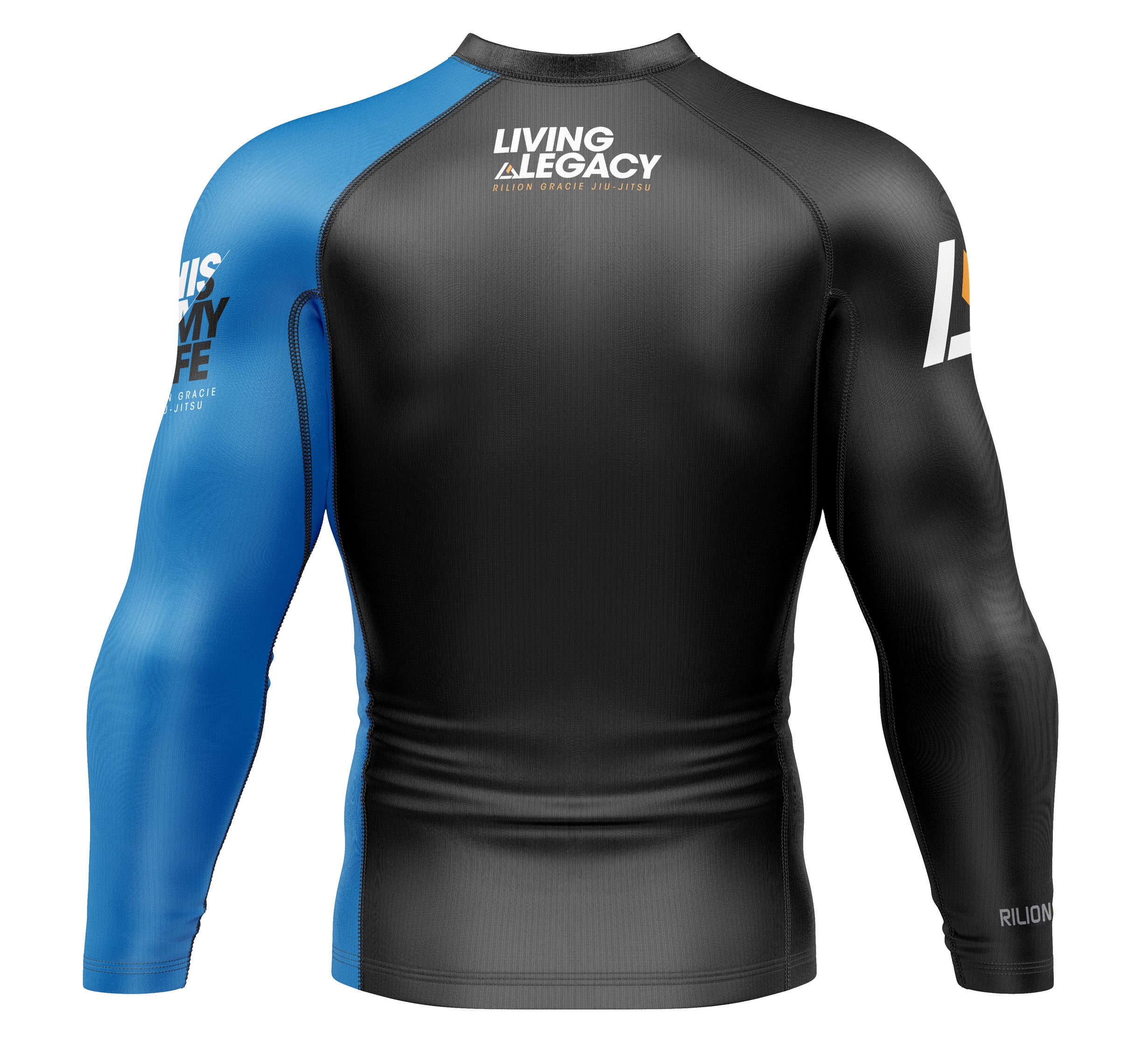 Rilion Gracie Long Sleeve Ranked Rashguard Blue、mySite、gigharbornorthrealestate