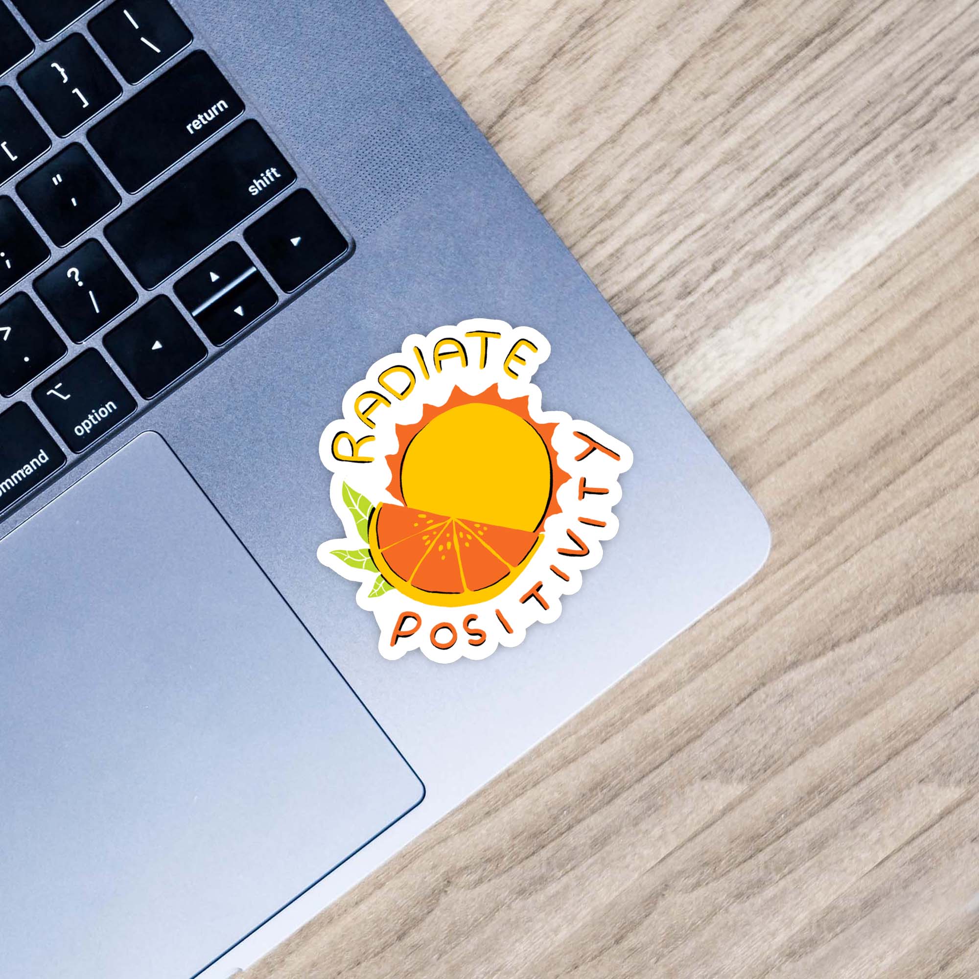 Radiate Positivity Orange & Sun - Positivity Sticker、mySite、ghnorth