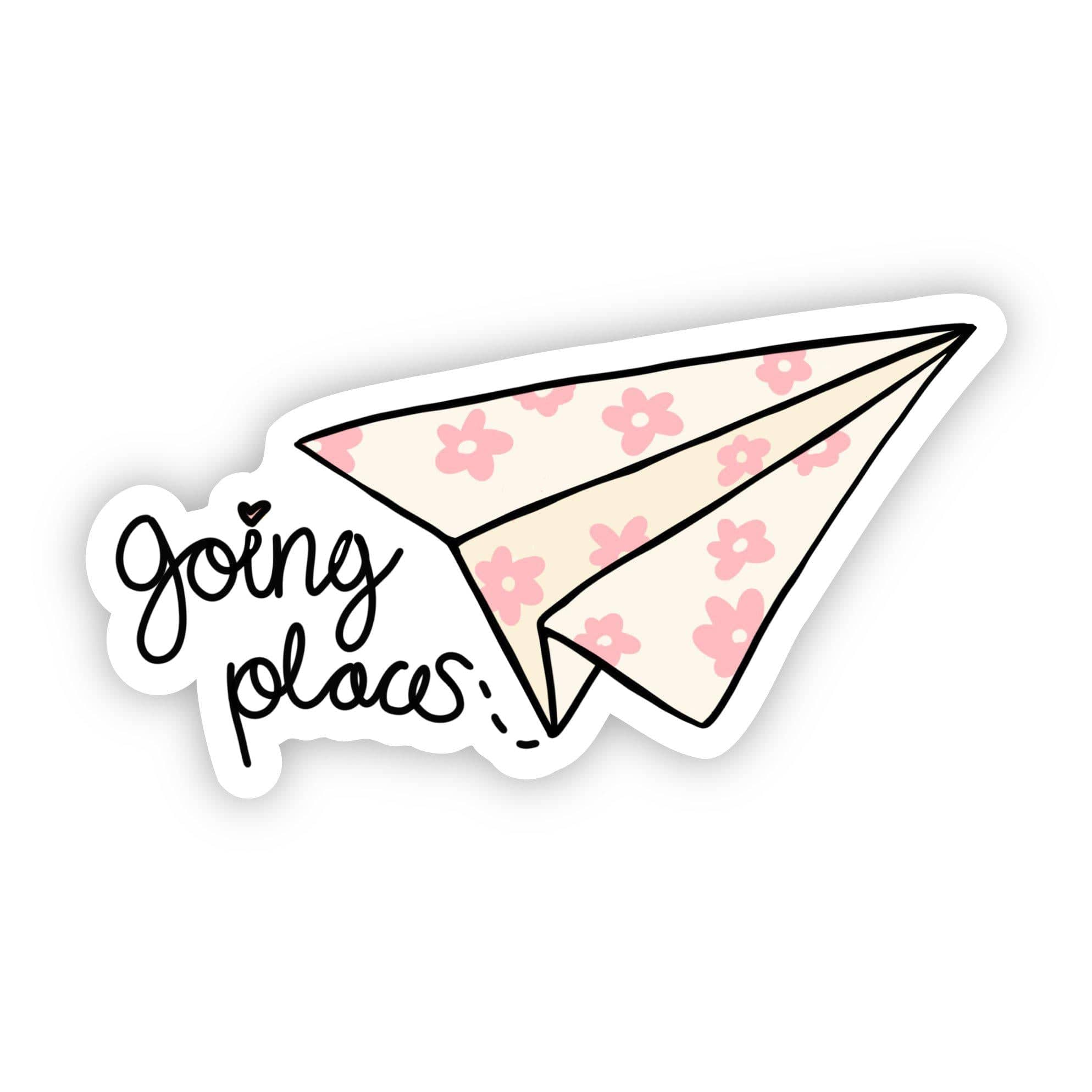  Going Places Paper Airplane Sticker、mySite、elrpsem3k