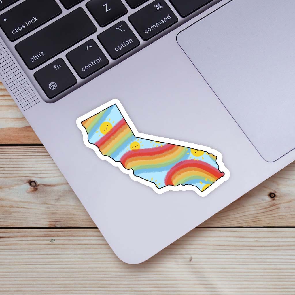  California Rainbow Fun Sticker、mySite、elrpsem3k