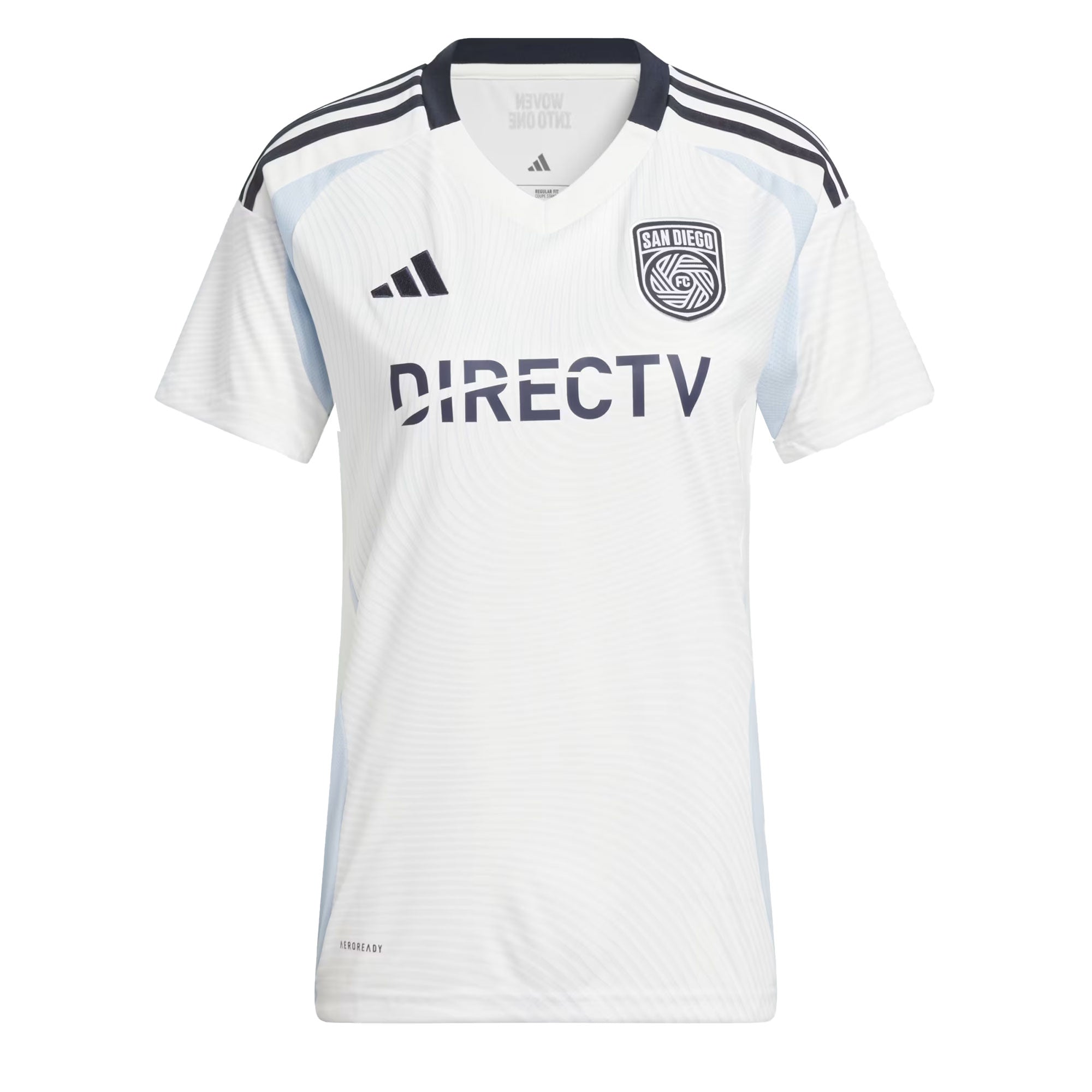 adidas Women's San Diego FC 2025/26 Away Jersey White、mySite、noshort