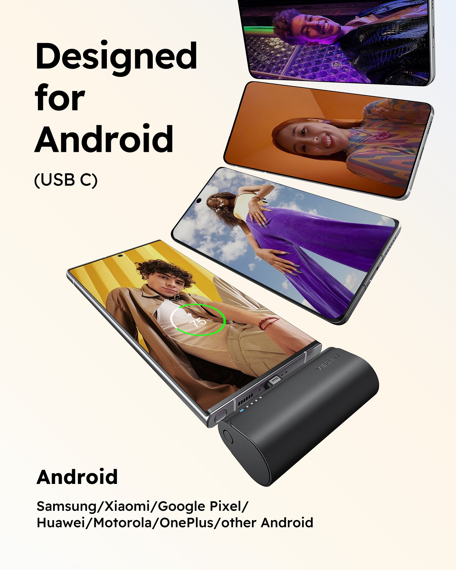 5,000mAh Mini Battery Pack Fast Charging 20W、mySite、fannypackpong