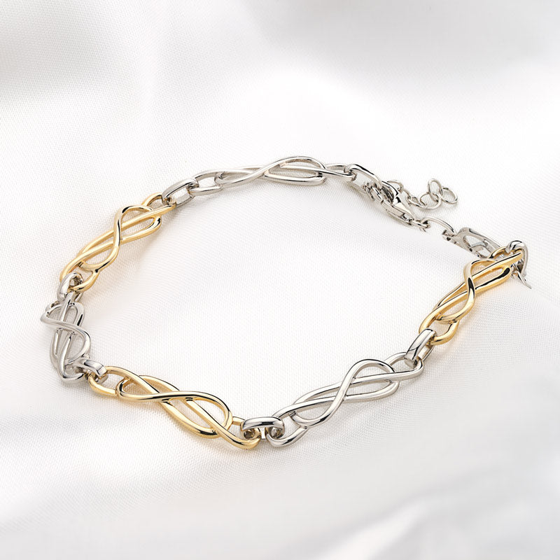  Gold & Silver Celtic Bracelet