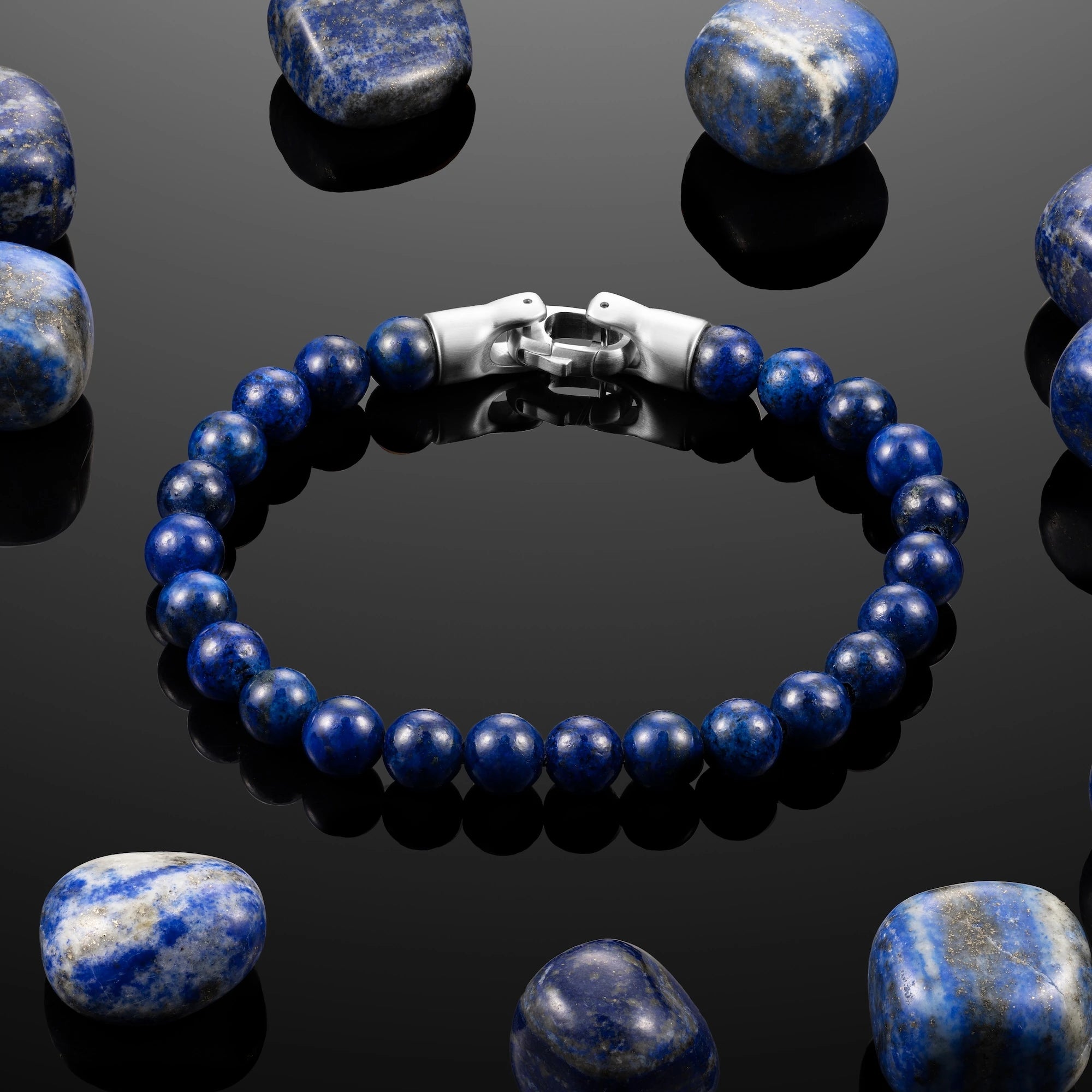 Spiritual Bead Bracelet, 8MM - Lapis Lazuli、mySite、botmansion