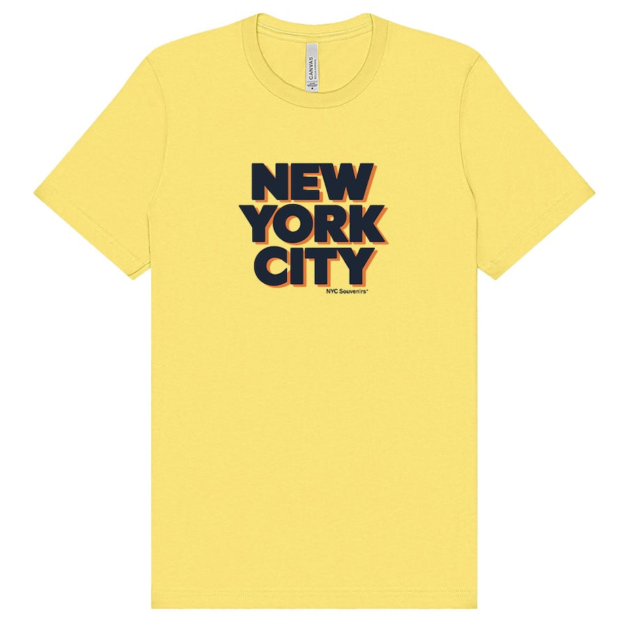 Souvenir Edit: NEW YORK CITY Retro Shadow Block Tee、mySite、vikingsvslions