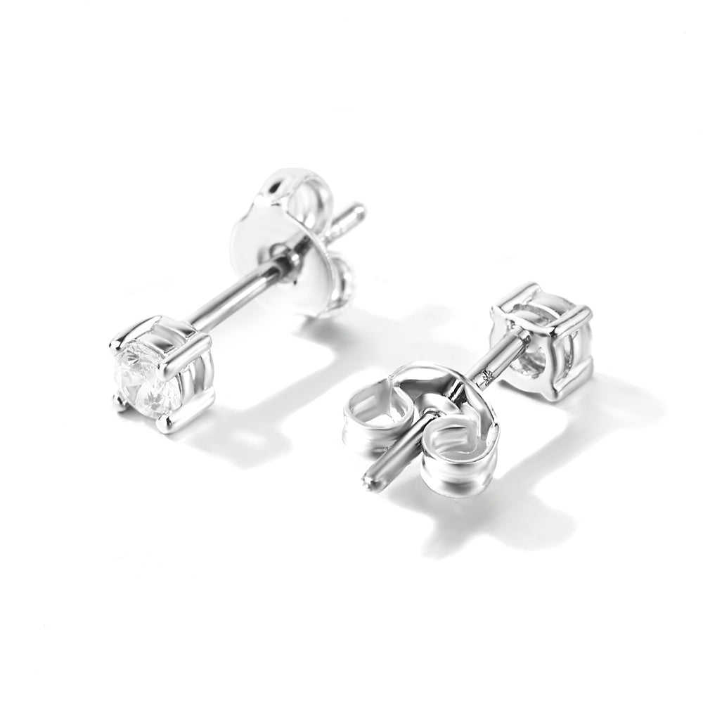 VVS Stud Earrings 14K Gold (ALL SIZES)、mySite、hinf8tx79