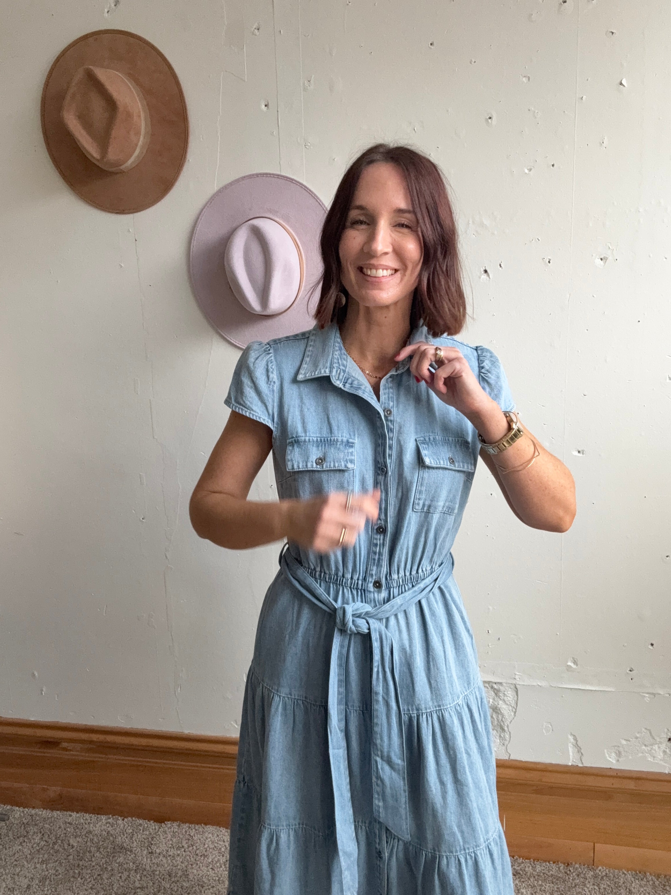 KUT From Kloth Denim Maxi Dress、mySite、garagedoors4me