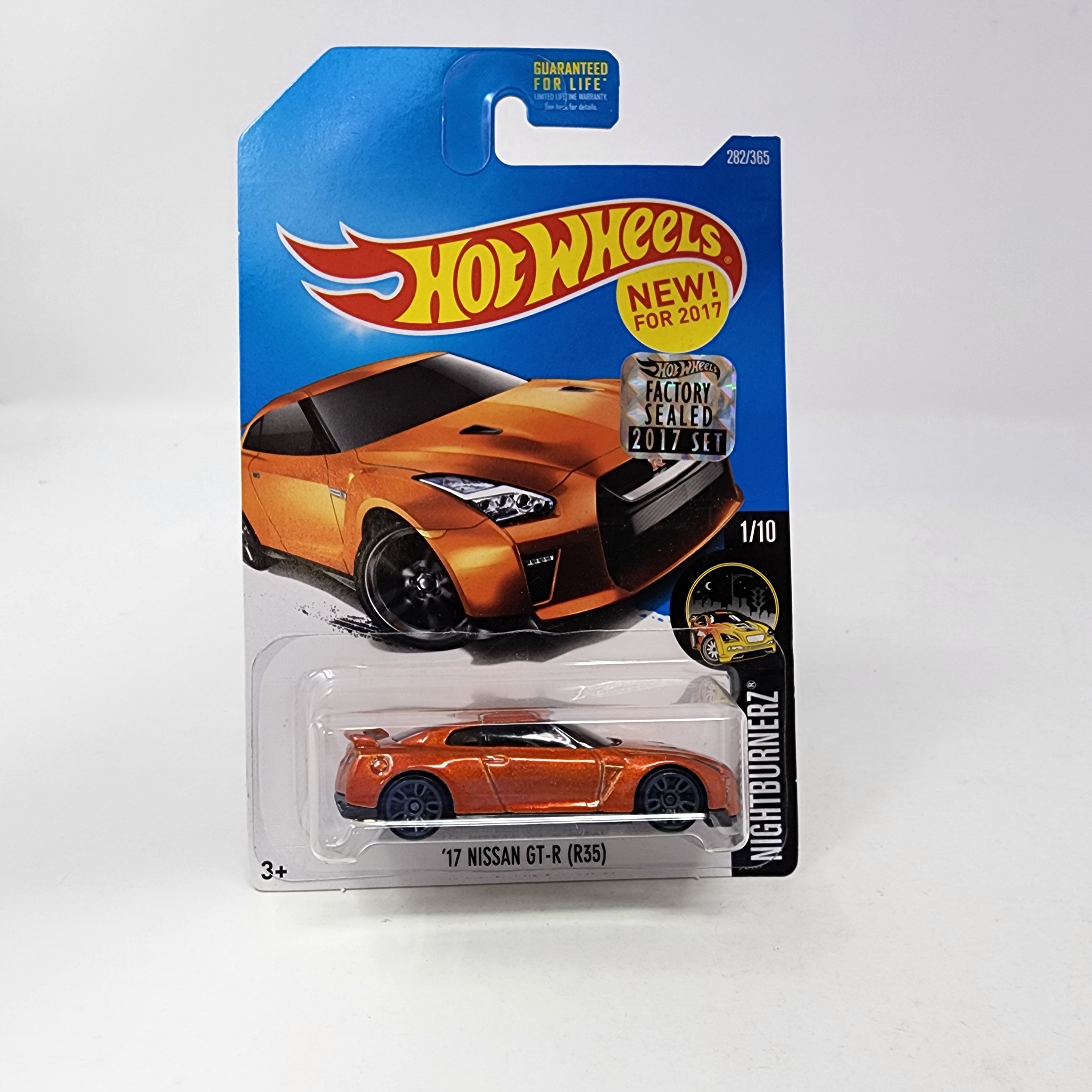 '17 Nissan GT-R R35 #282 * Orange * Hot Wheels 2017 w/ Factory Holo、mySite、hgirdovlk