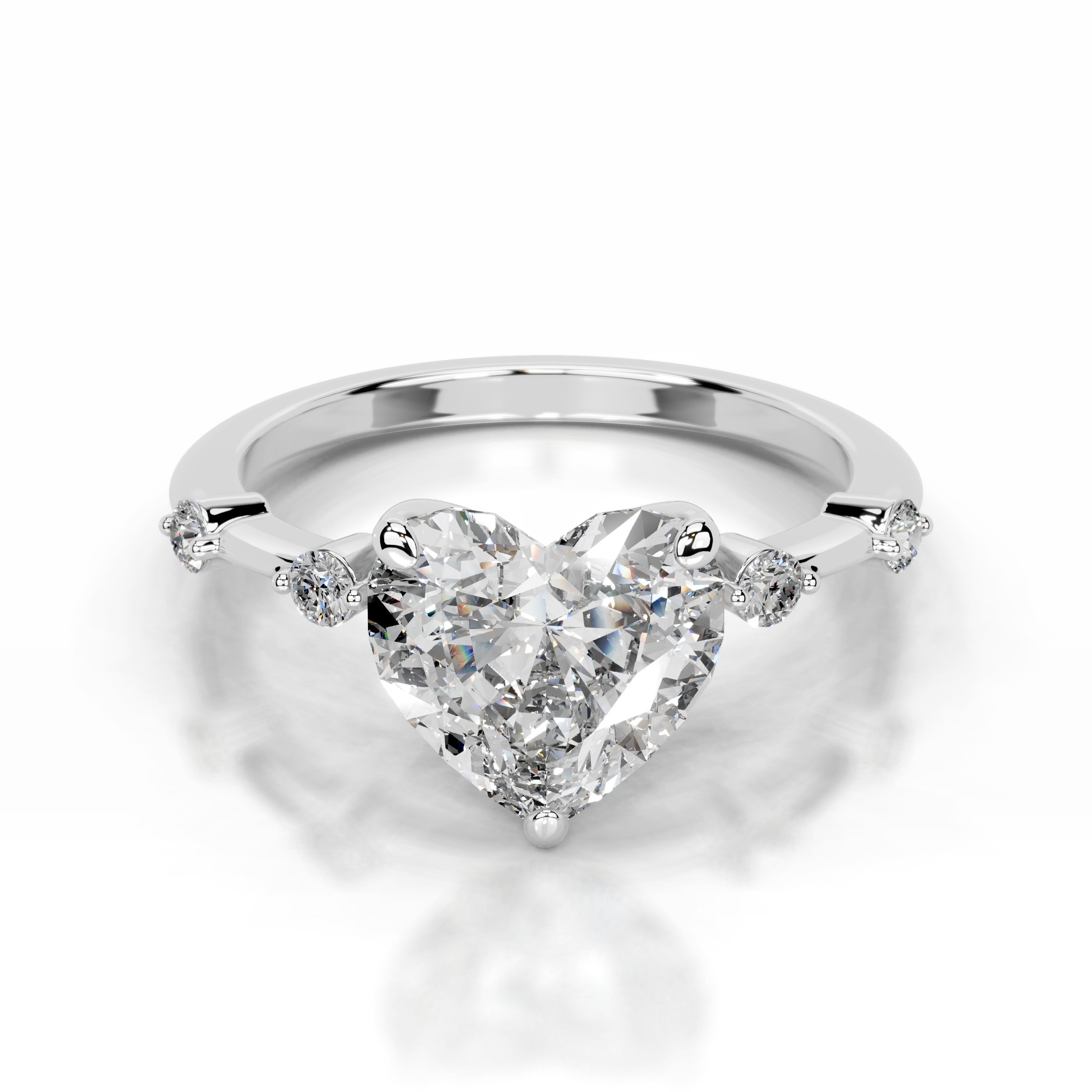 Ninnette Lab Grown Diamond Ring - 18K White Gold、mySite、hinf8tx79