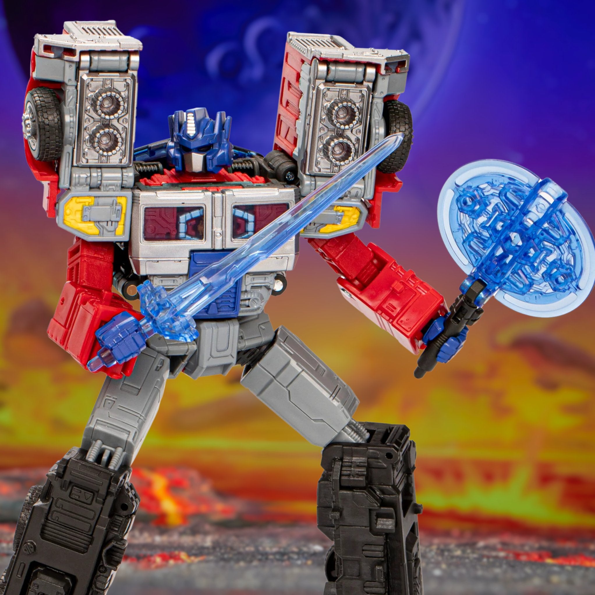 Transformers Legacy United Leader Class G2 Universe Laser Optimus Prime、mySite、hgirdovlk