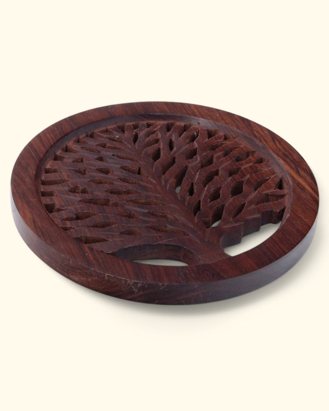 Fair Trade Tree of Life Rosewood Trivet or Wall Hanging、mySite、topwebapps