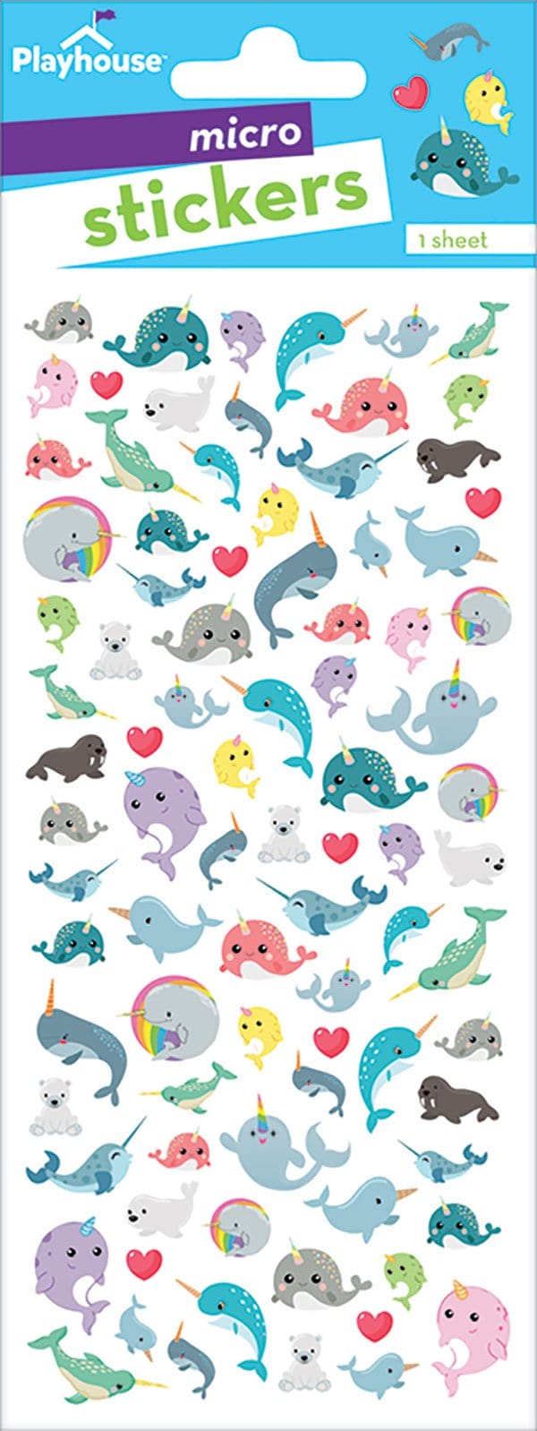  Stickers For Kids - Mini Narwhals、mySite、ghnorth