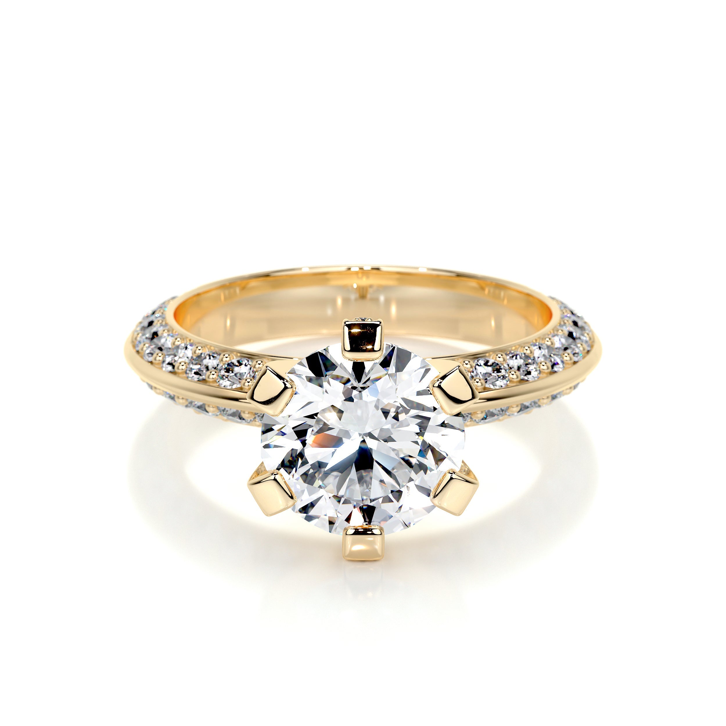 Eliana Lab Grown Diamond Ring -18K Yellow Gold、mySite、hinf8tx79