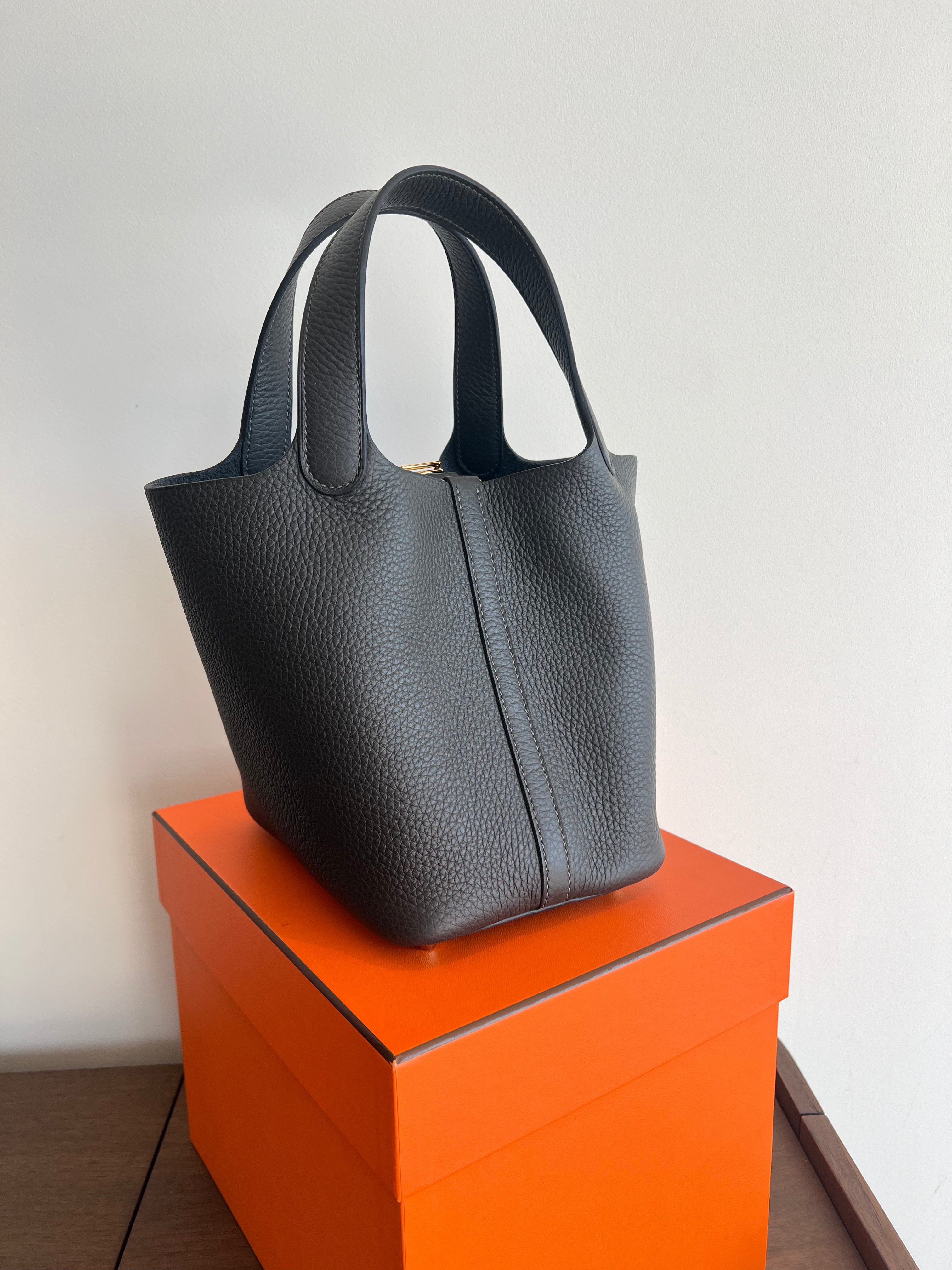Hermès Picotin 18cm Dark Bronze GHW、mySite、garminoutage.com
