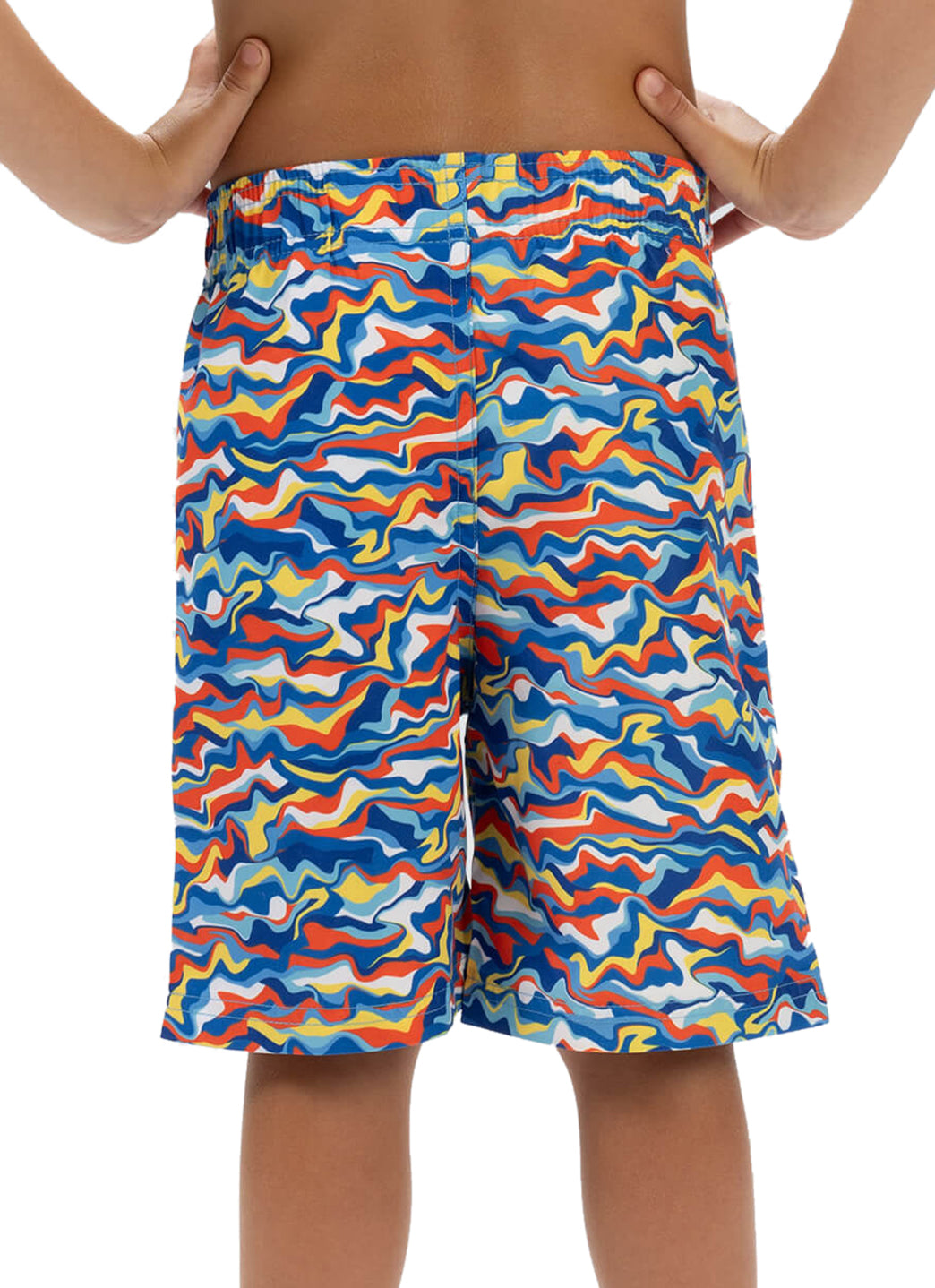 Dolfin Boys' Surfin Print Swim Trunks (Toddler, Little Kid)、mySite、noshort