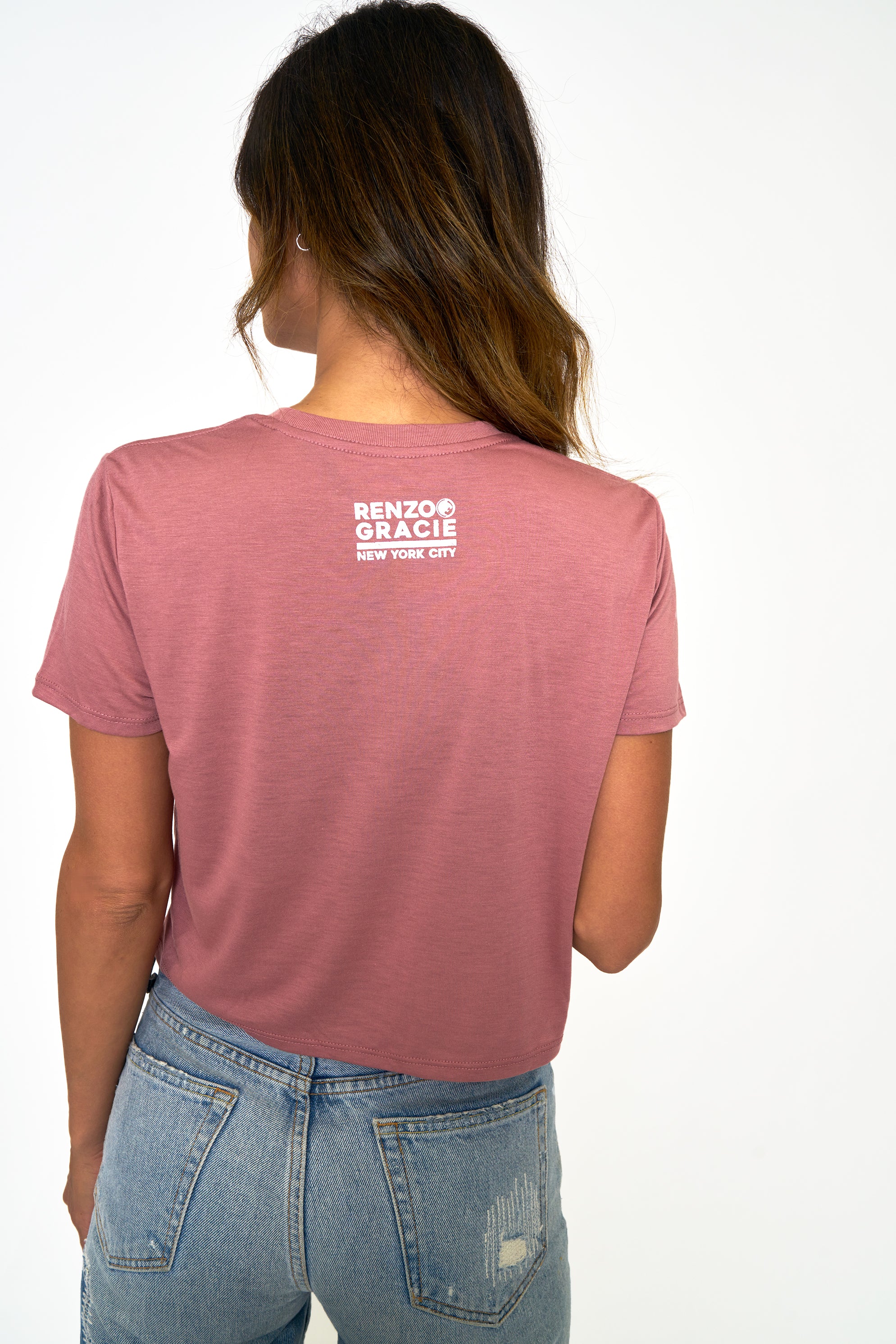 Renzo Gracie Women's Cropped T-Shirt Mauve、mySite、gigharbornorthrealestate