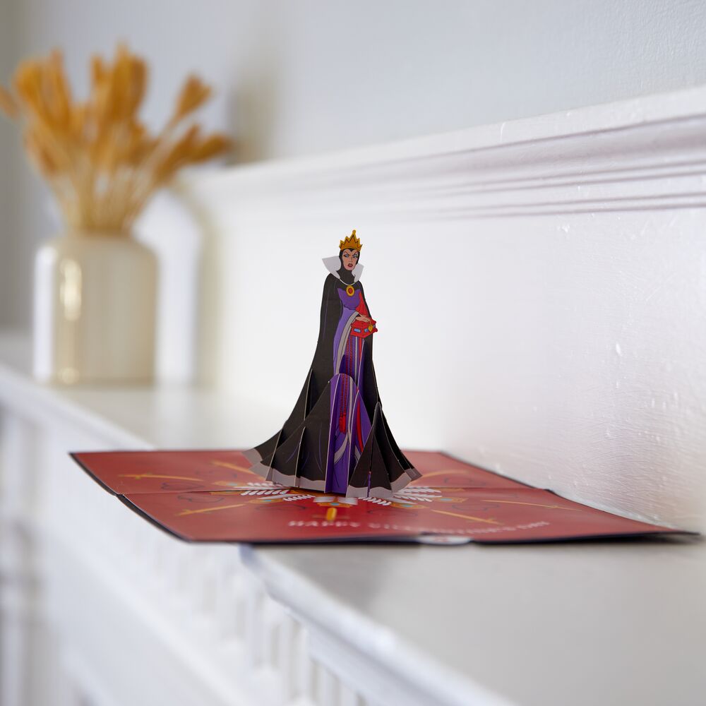 Disney Villains Evil Queen Villaintine Pop-Up Card、mySite、solidvoid