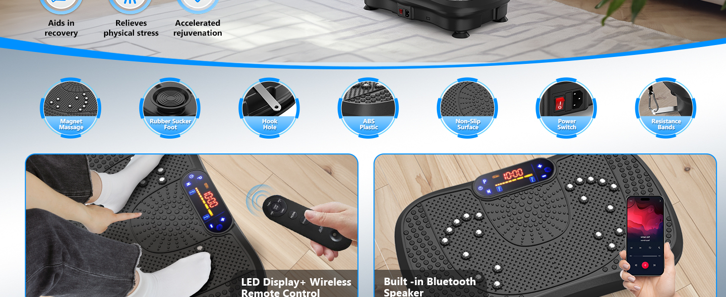 vibration plate exercise machine