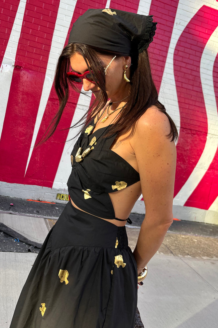 Black Bandana With Gold Fish、mySite、solidvoid