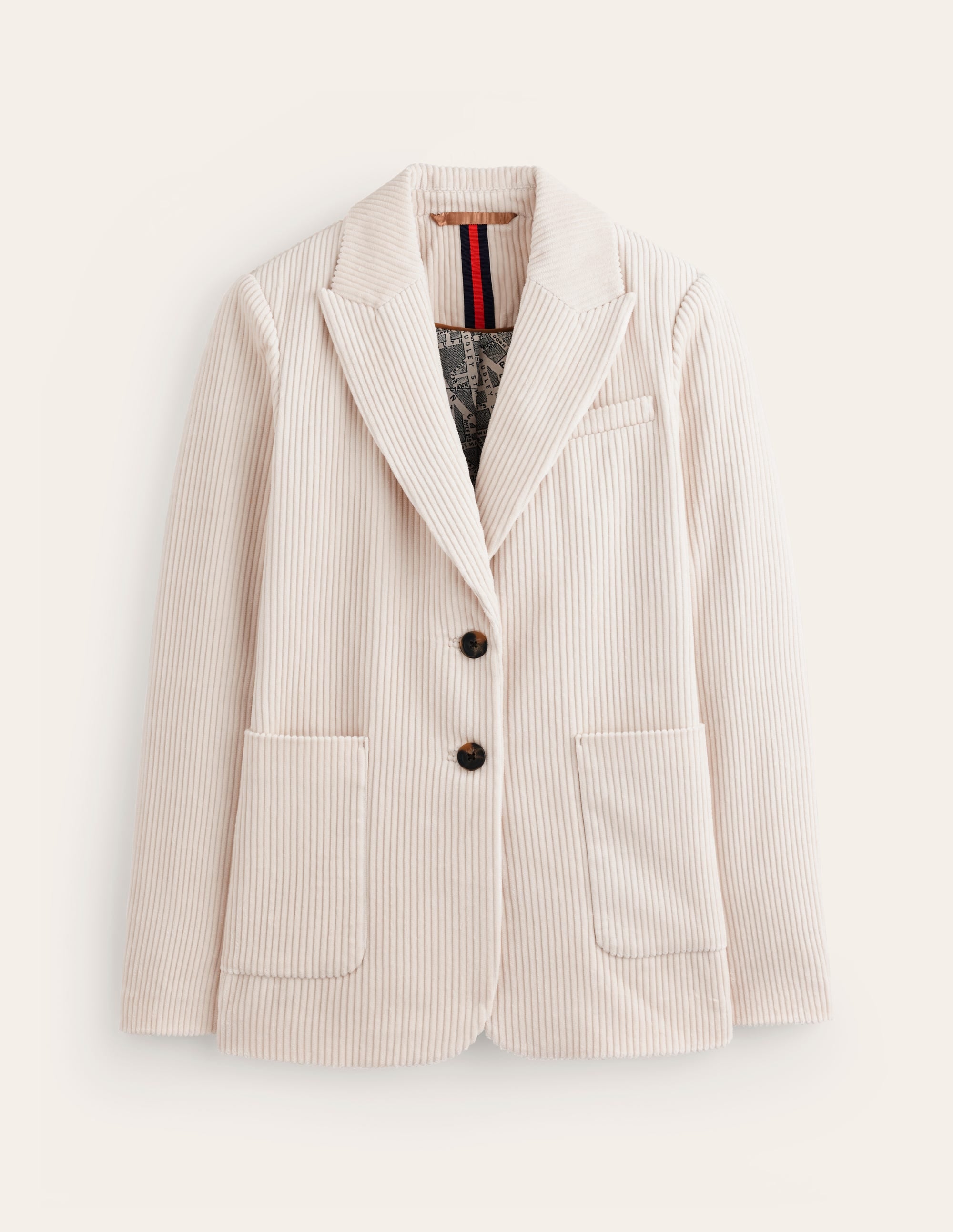  Relaxed Cord Blazer-Ivory、mySite、ashleygrahame