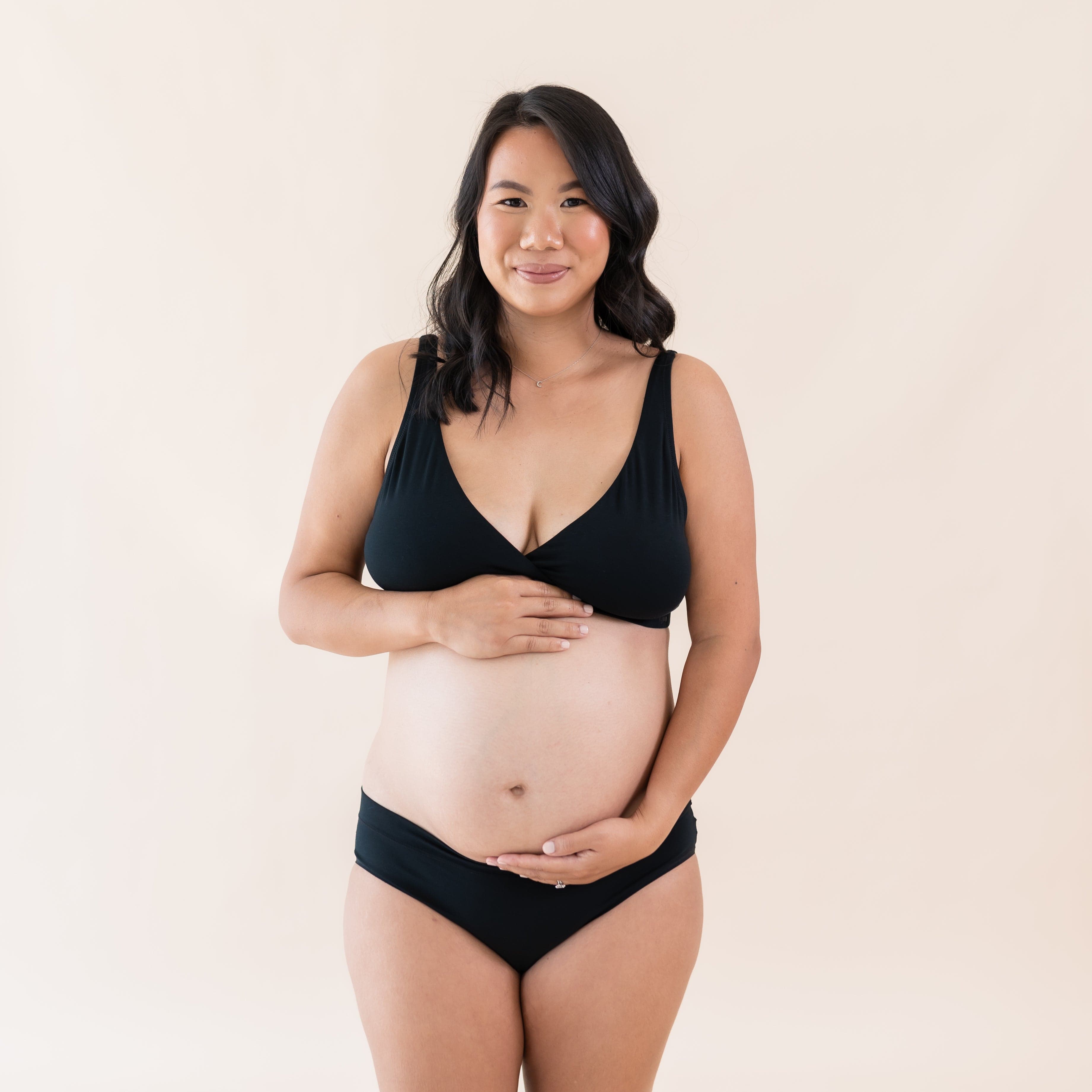  Women's Cross Front Bralette in Midnight、mySite、layawaytickets