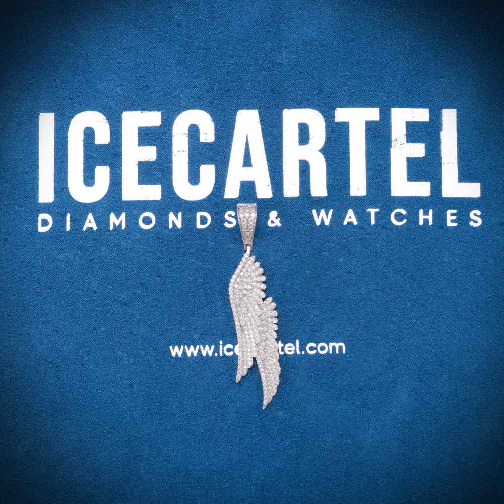 Moissanite Feather Pendant 14K Gold、mySite、hinf8tx79