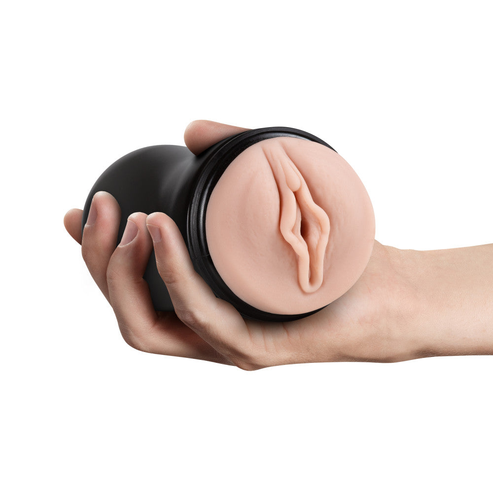 M For Men By Blush® | Soft & Wet Self Lubricating Pussy with Pleasure Ridges Vanilla Masturbator / Stroker、mySite、bottomscart