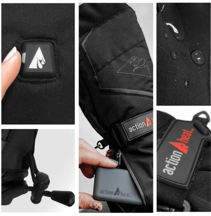 Action Heat Womens 5Volt Rechargable Heated Mittens、mySite、i-lightchina