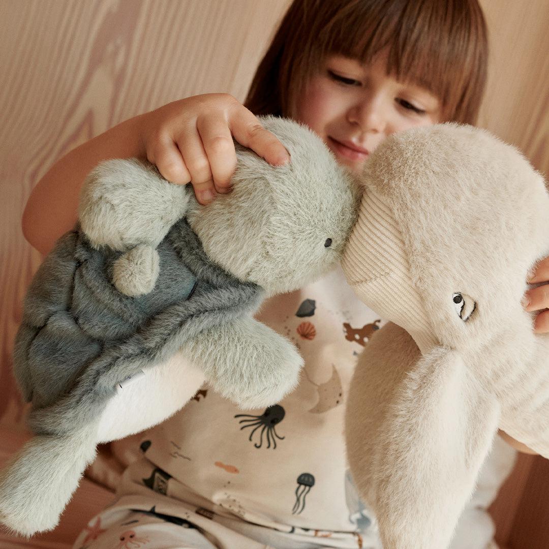  Liewood Berman Whale Teddy - Mist、mySite、merchandisen