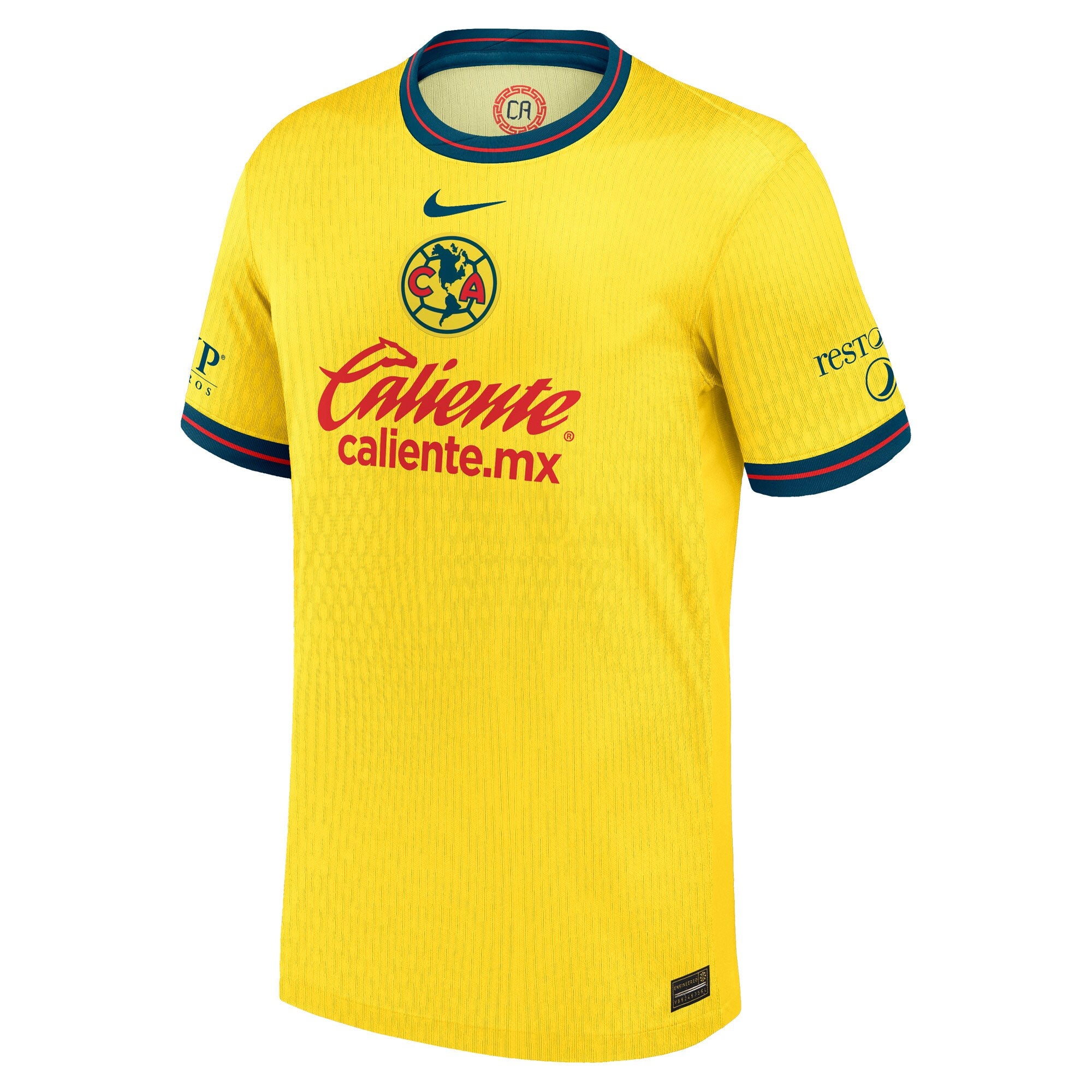 Nike Men's Club America 2024/25 Dri-FIT ADV Home Jersey Tour Yellow/Valerian Blue、mySite、bottomscart