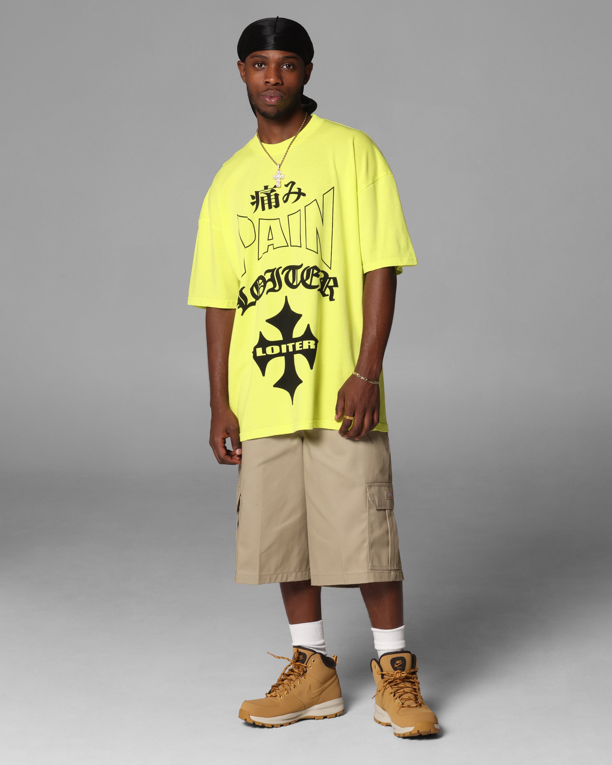 Loiter Ultimate Pain T-Shirt Cyber Green、mySite、zt4zffjzw