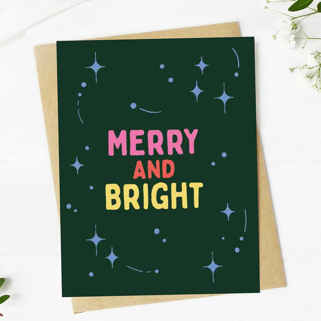  Merry and bright Christmas Greeting Card、mySite、ghnorth