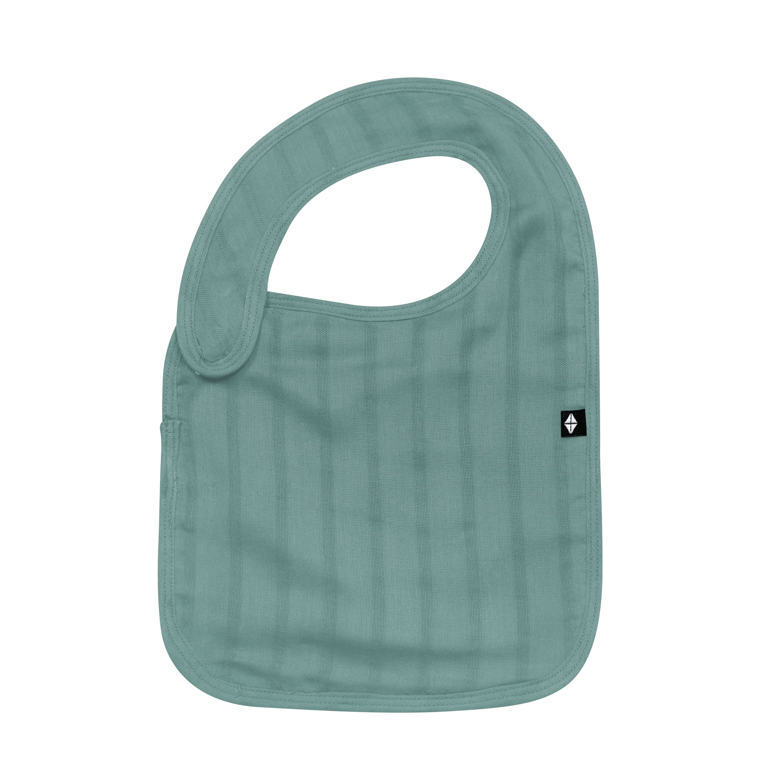  Bamboo Muslin Bib in Pine、mySite、layawaytickets