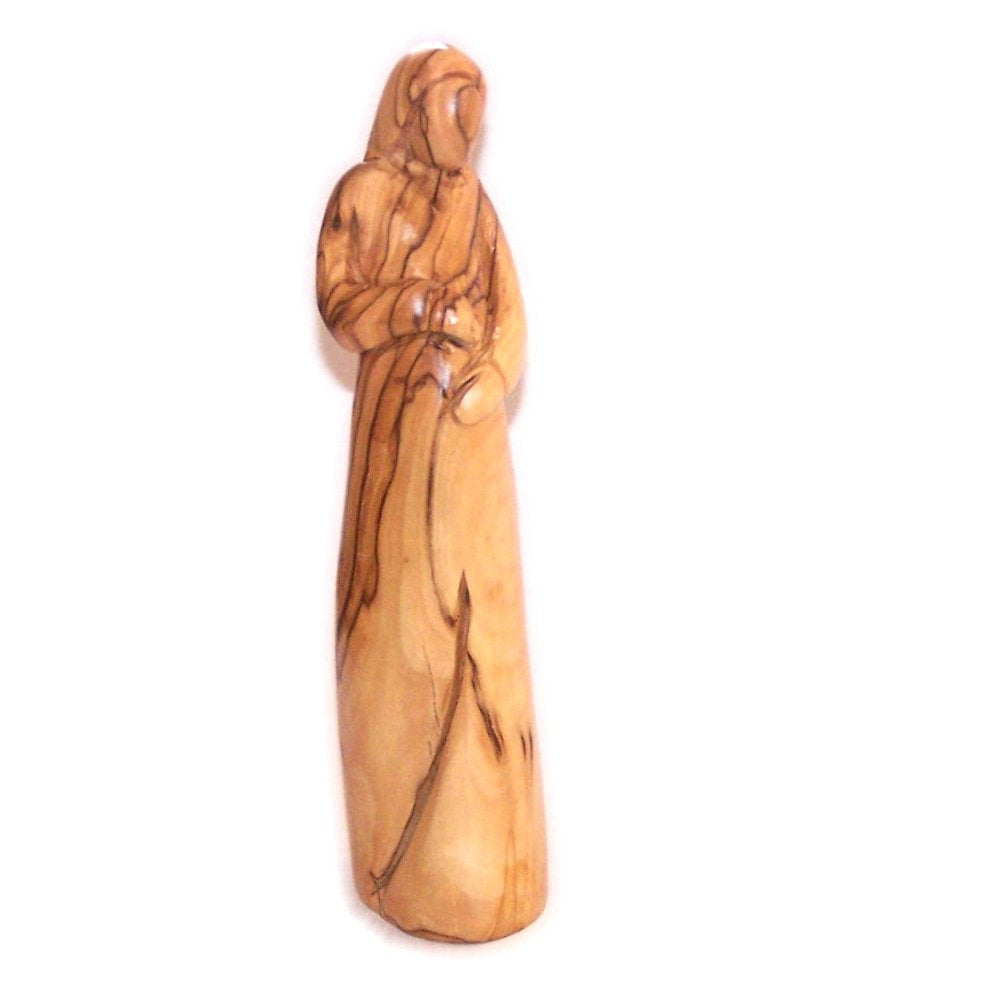  Holy Land Market The Helper in Childbirth - Mary Pregnant Carrying Baby Jesus in her Womb - Olive Wood (20 cm cm or 8 inches)、mySite、elrpsem3k