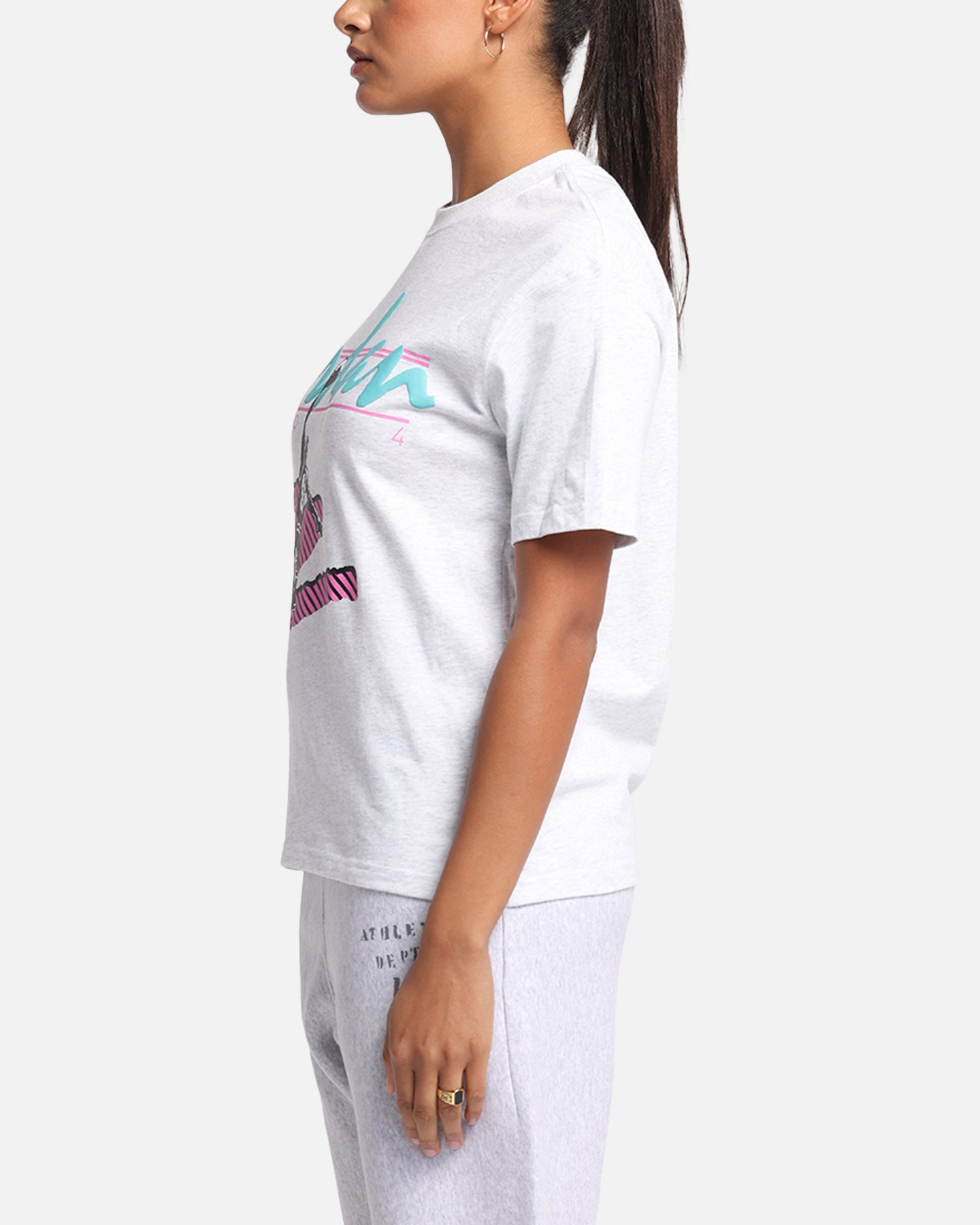 Jordan Women's MVP Graphic T-Shirt Birch Heather、mySite、zt4zffjzw