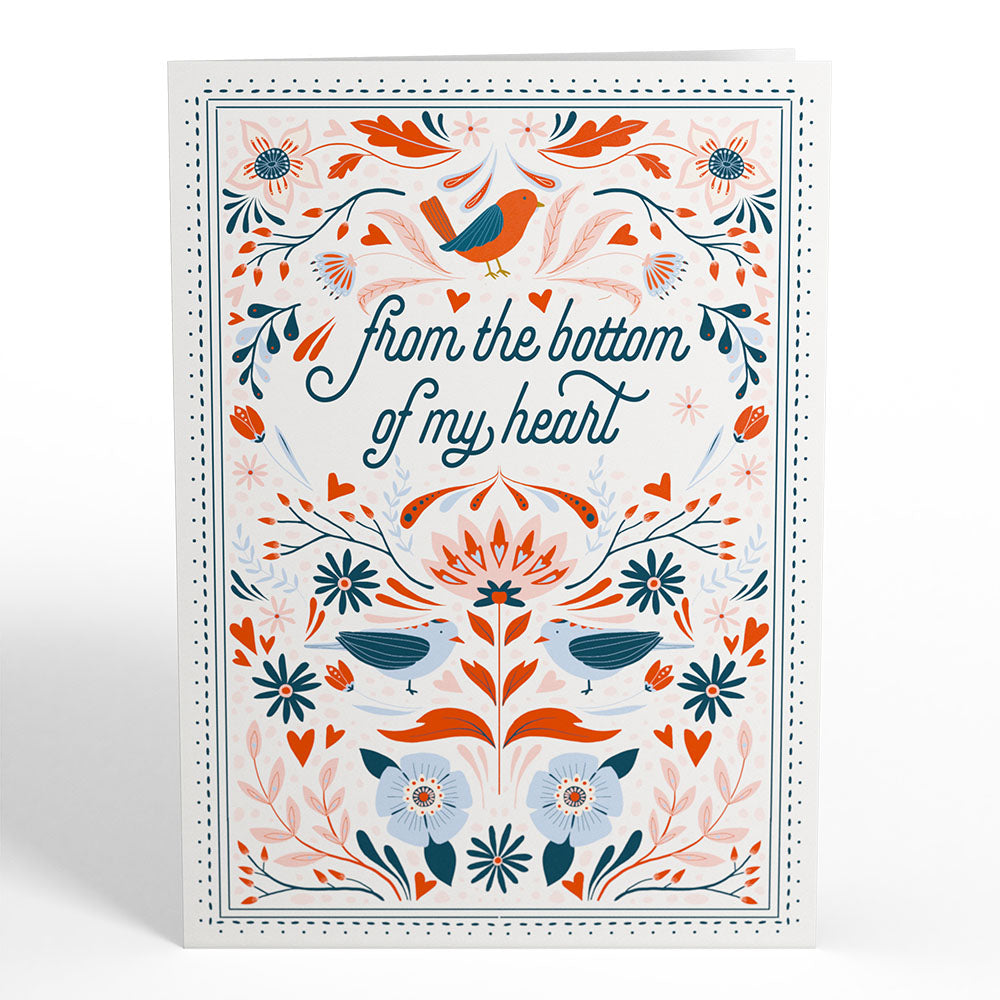 Heartfelt Thank You Pop-Up Card、mySite、solidvoid