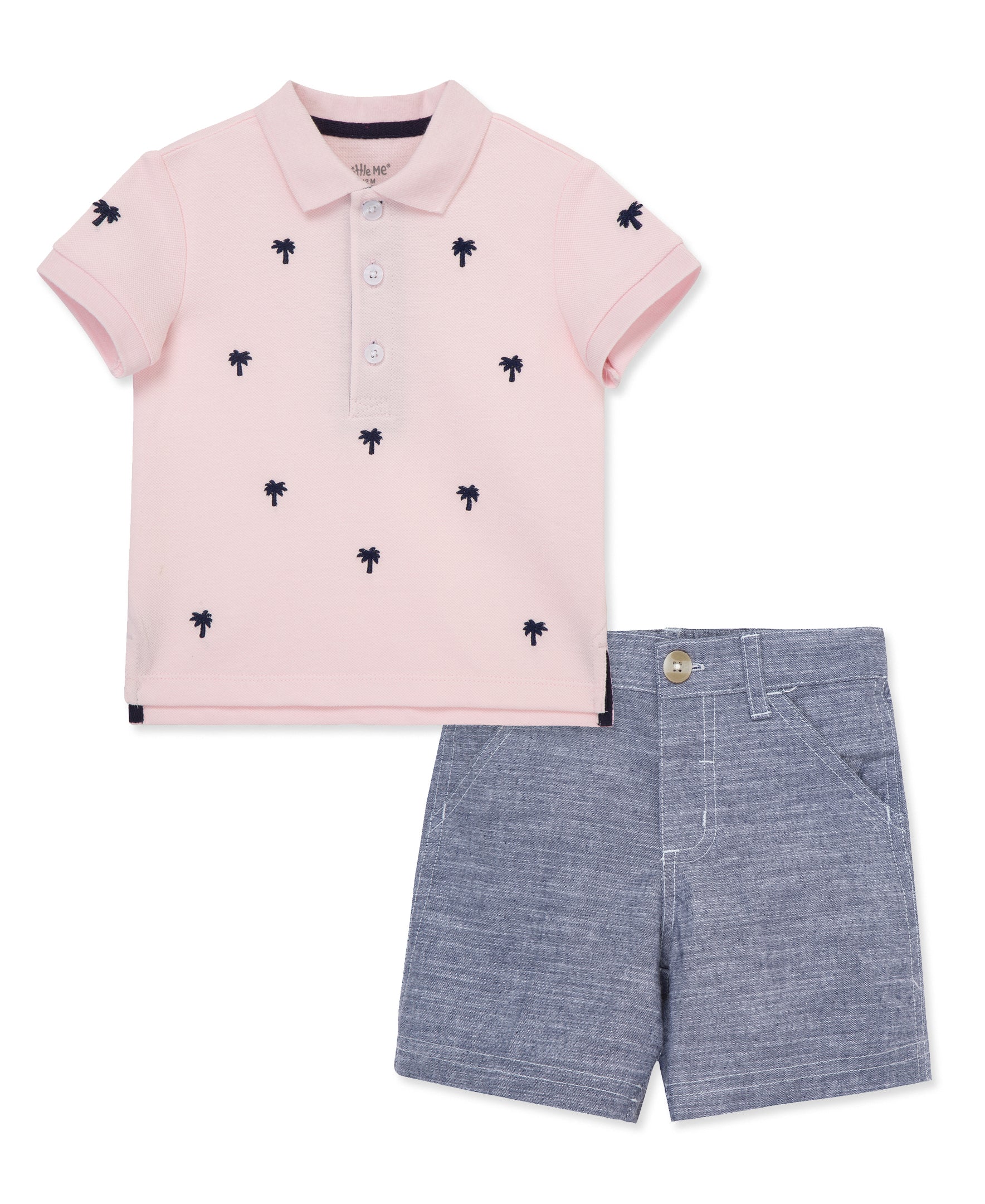  Palm Polo Short Set (2T-4T)、mySite、layawaytickets