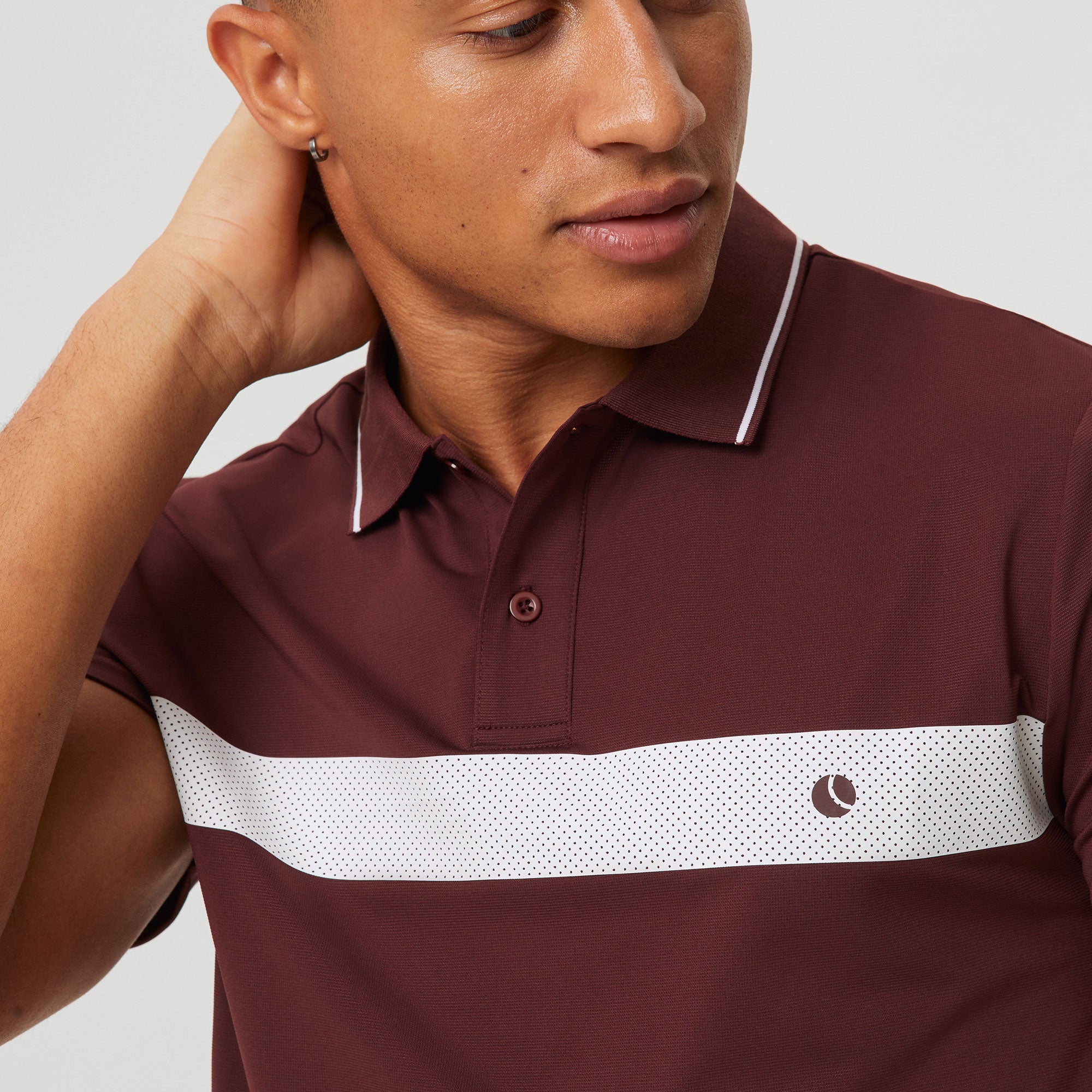 Bj枚rn Borg Ace Men's Light Tennis Polo、mySite、neckold