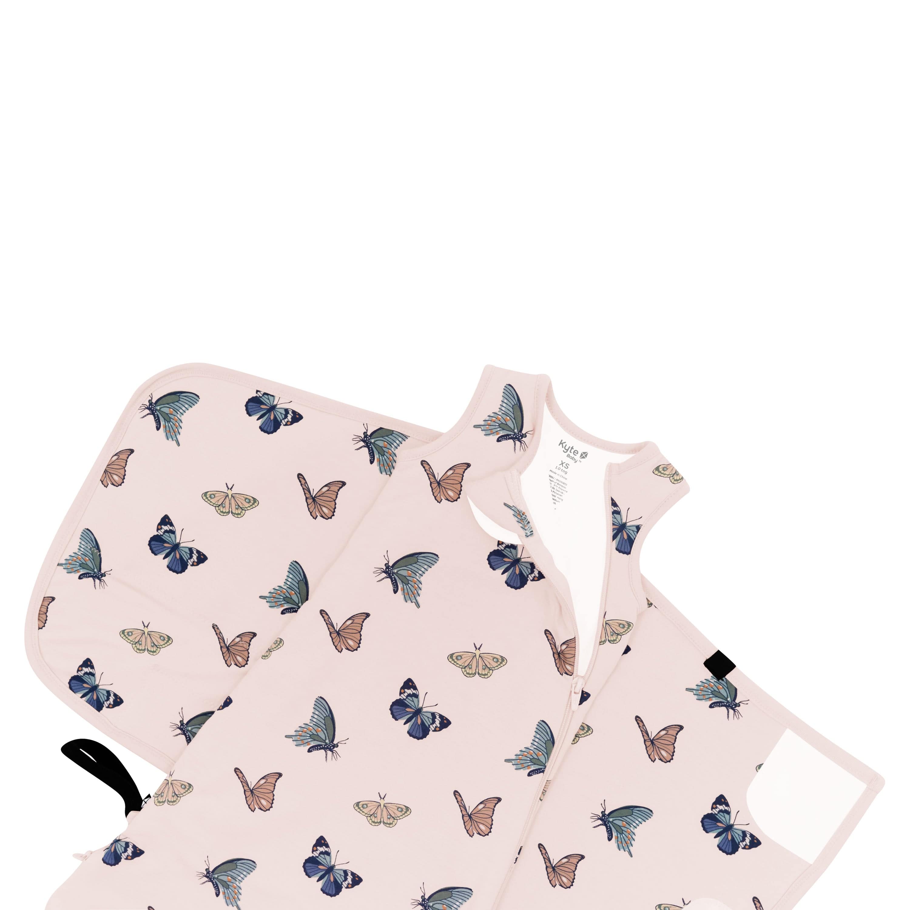  Sleep Bag Swaddler in Blush Butterfly 1.0、mySite、layawaytickets