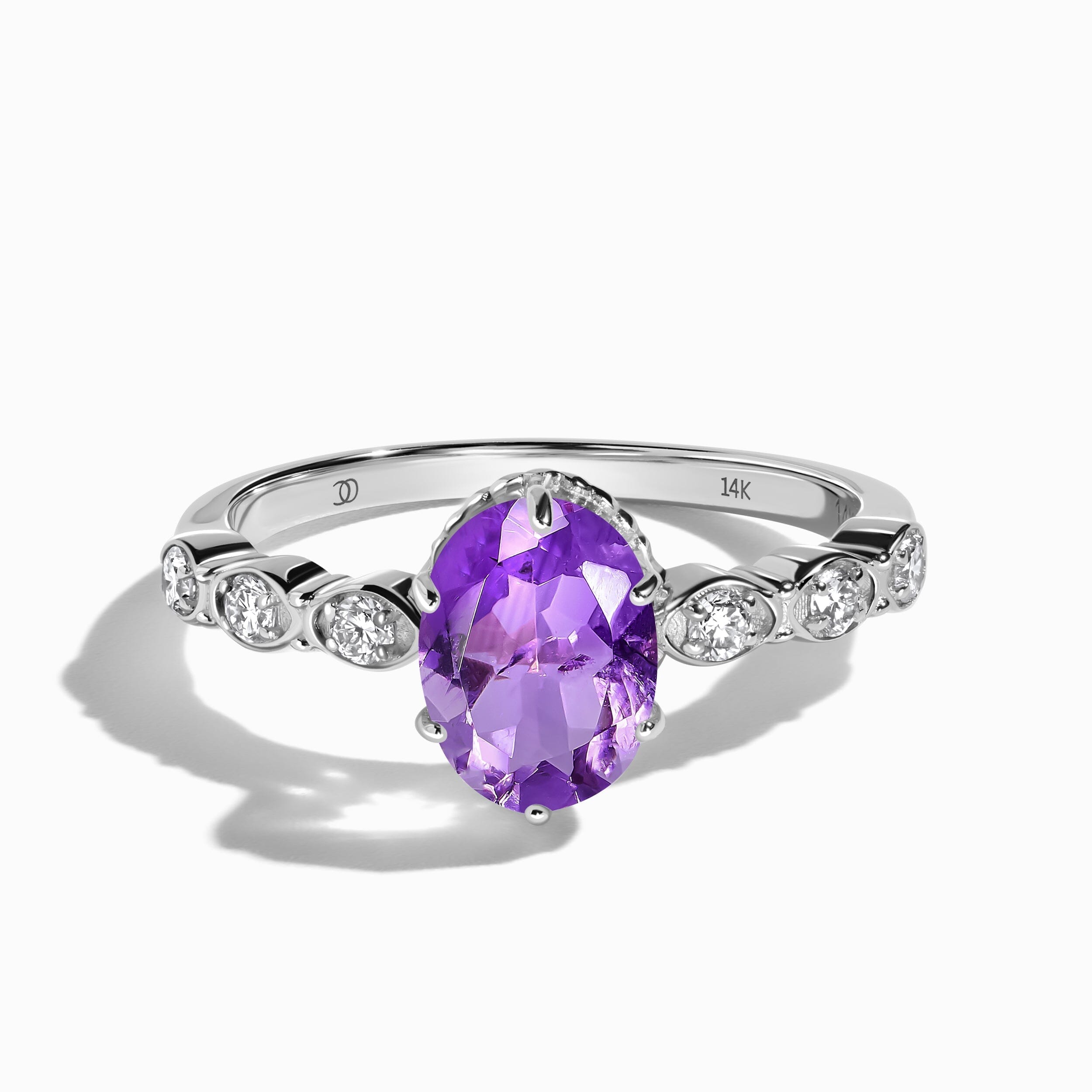 Amethyst Lab Diamond Ring - Mirth、mySite、hinf8tx79
