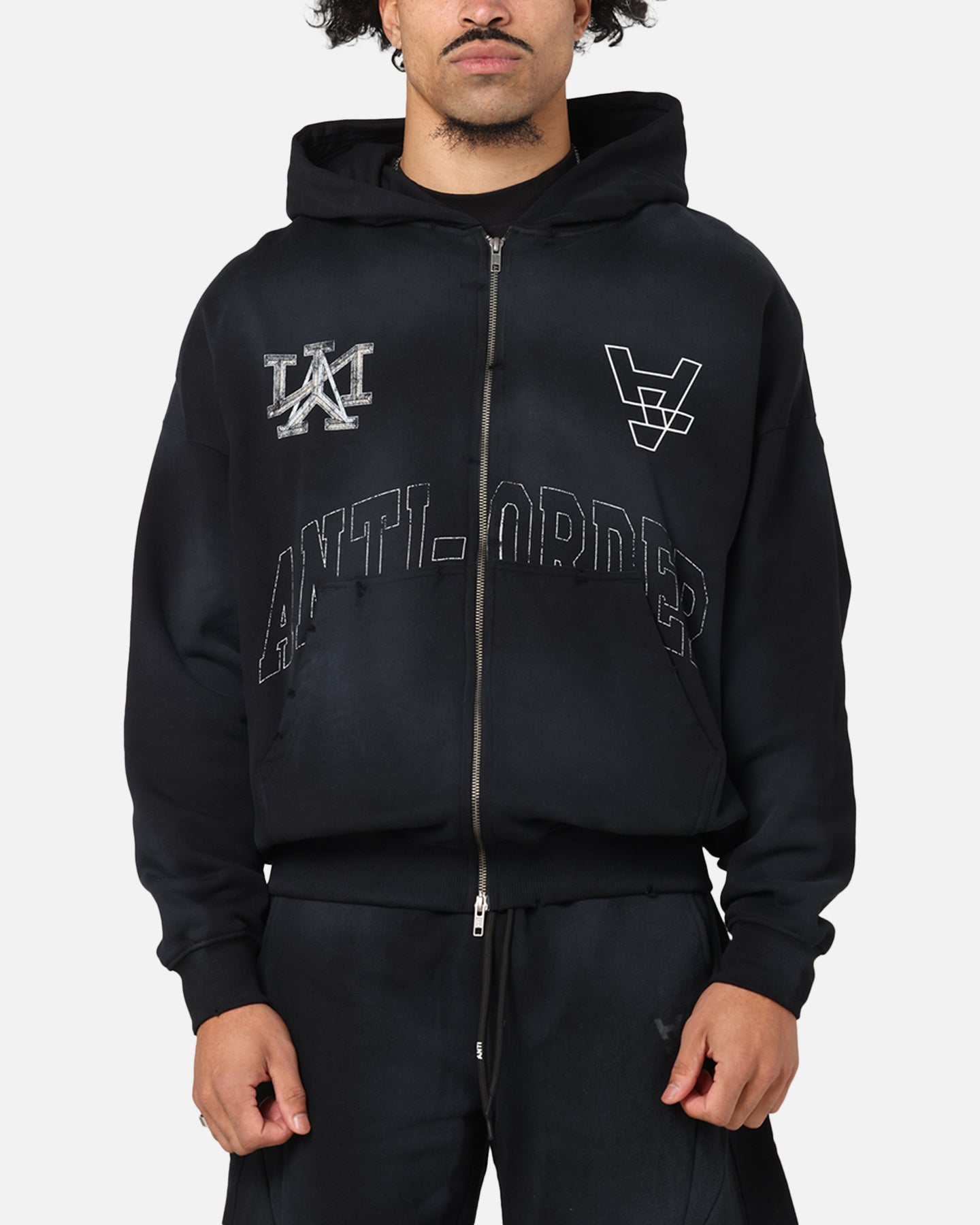 The Anti Order Post Season Zip Hoodie Sunfade Black、mySite、zt4zffjzw