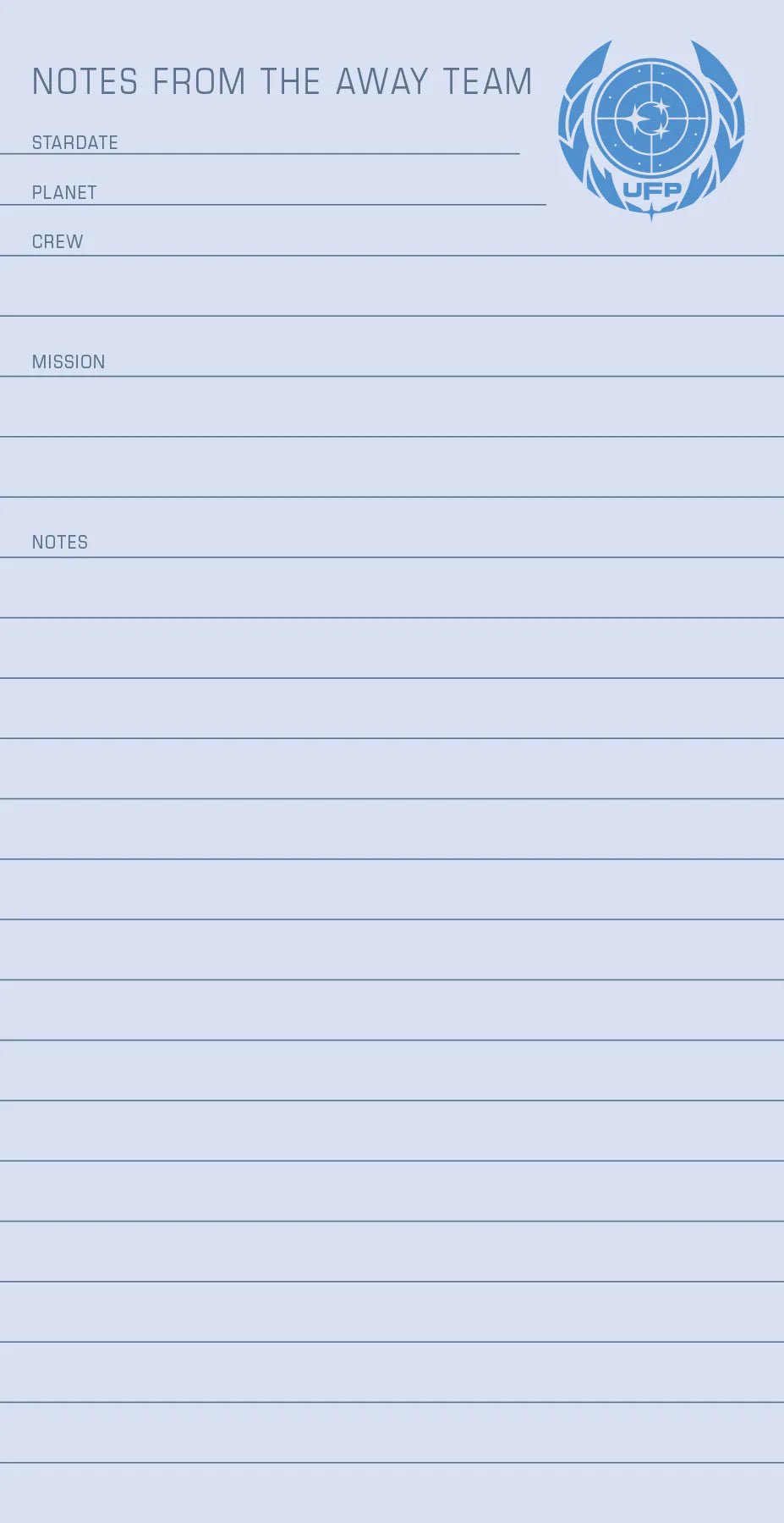  Star Trek Notepad、mySite、elrpsem3k